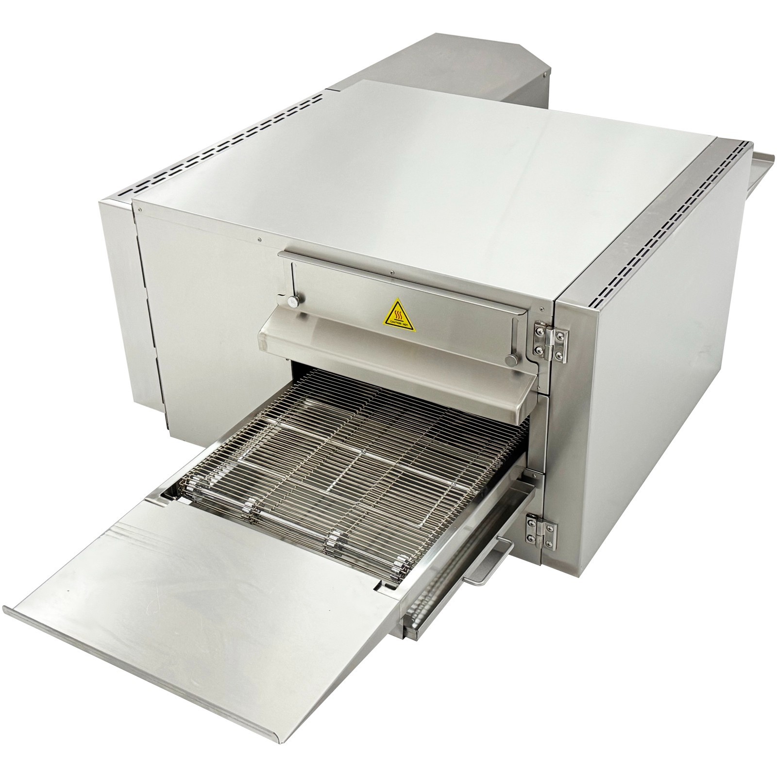 Hot Air Circulation Commercial Pizza Oven 9KW Fast Baking Conveyor Pizza Making