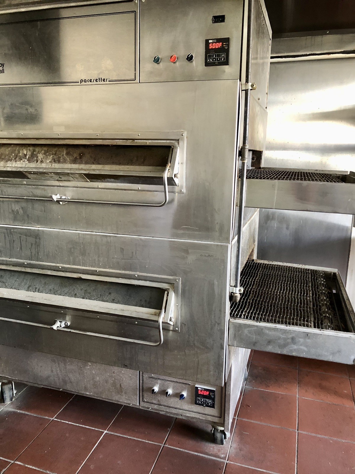 Middleby Marshall PS360Q-4 Double Stack Conveyor Pizza Oven Natural Gas