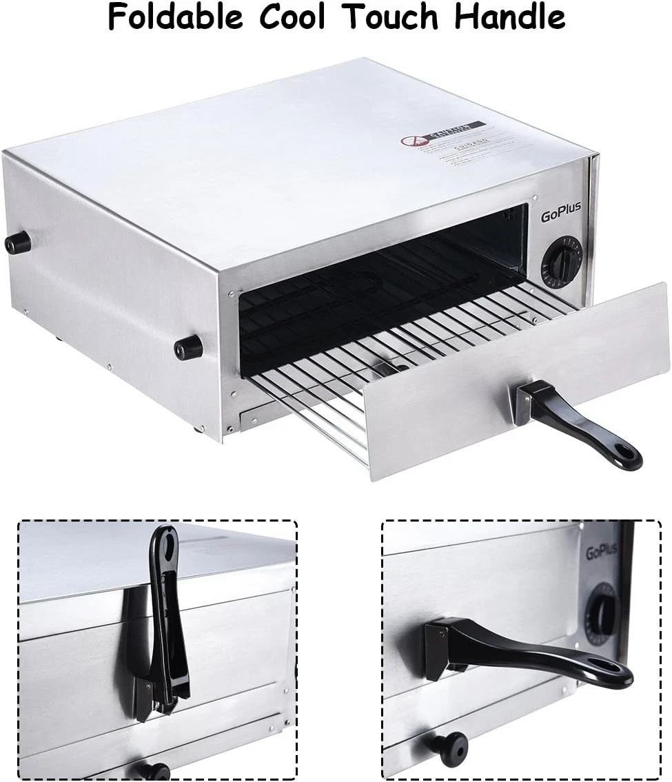Electric Pizza Oven Stainless Steel Pizza Baker for Kitchen Commercial Use, S…