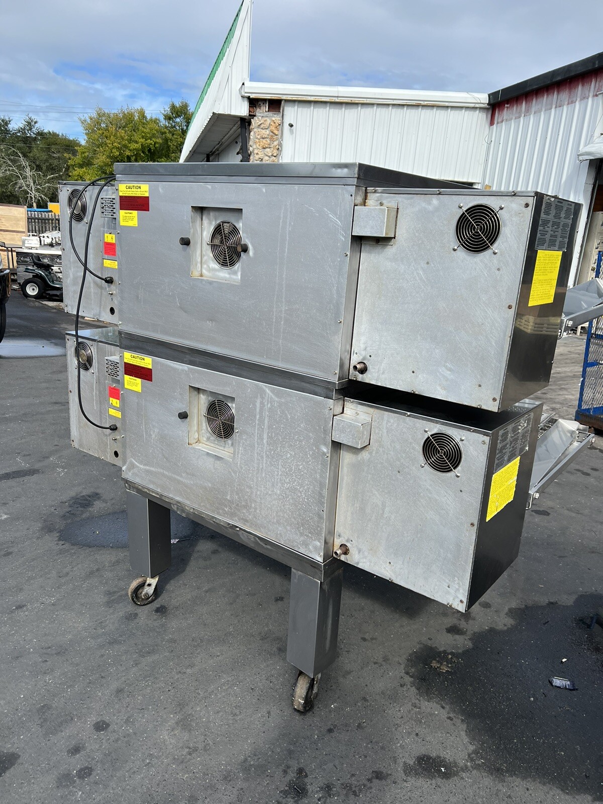 Middleby Marshall PS840G VE2-PH Natural Gas Double Stack Conveyor Pizza Oven