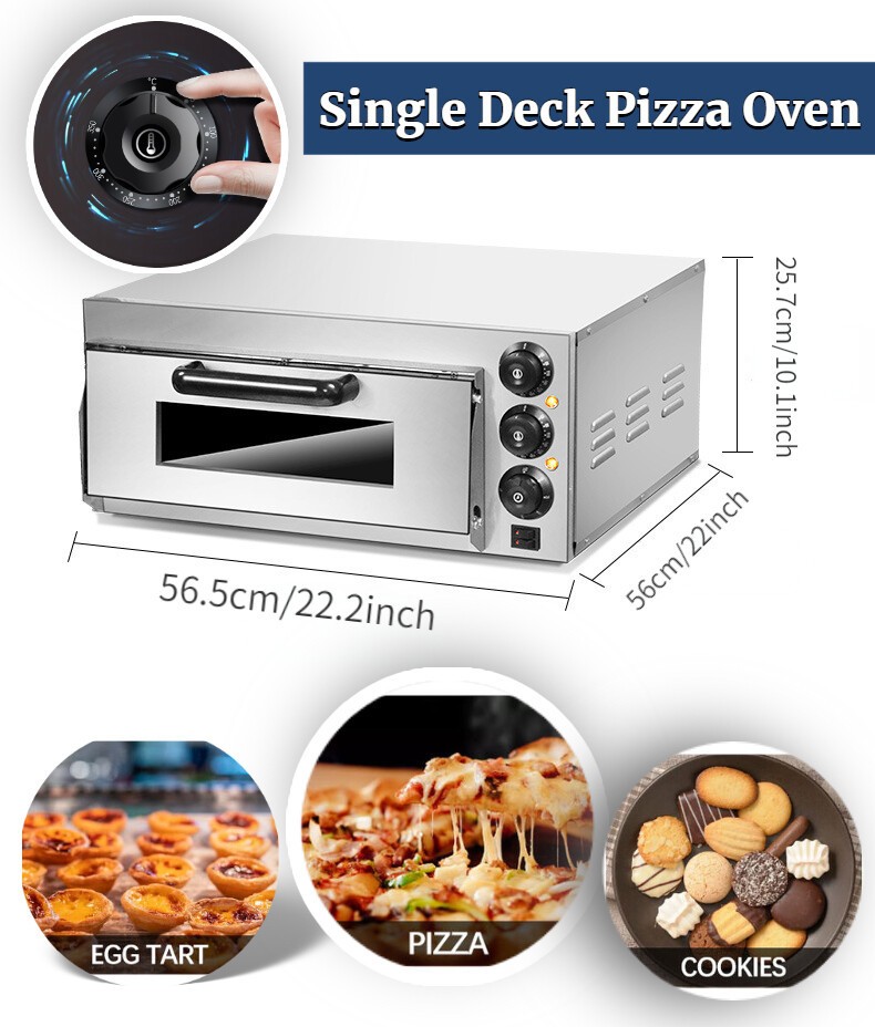Countertop Air Fryer Oven Pizza Electric Oven 220V New Single-layer Toaster