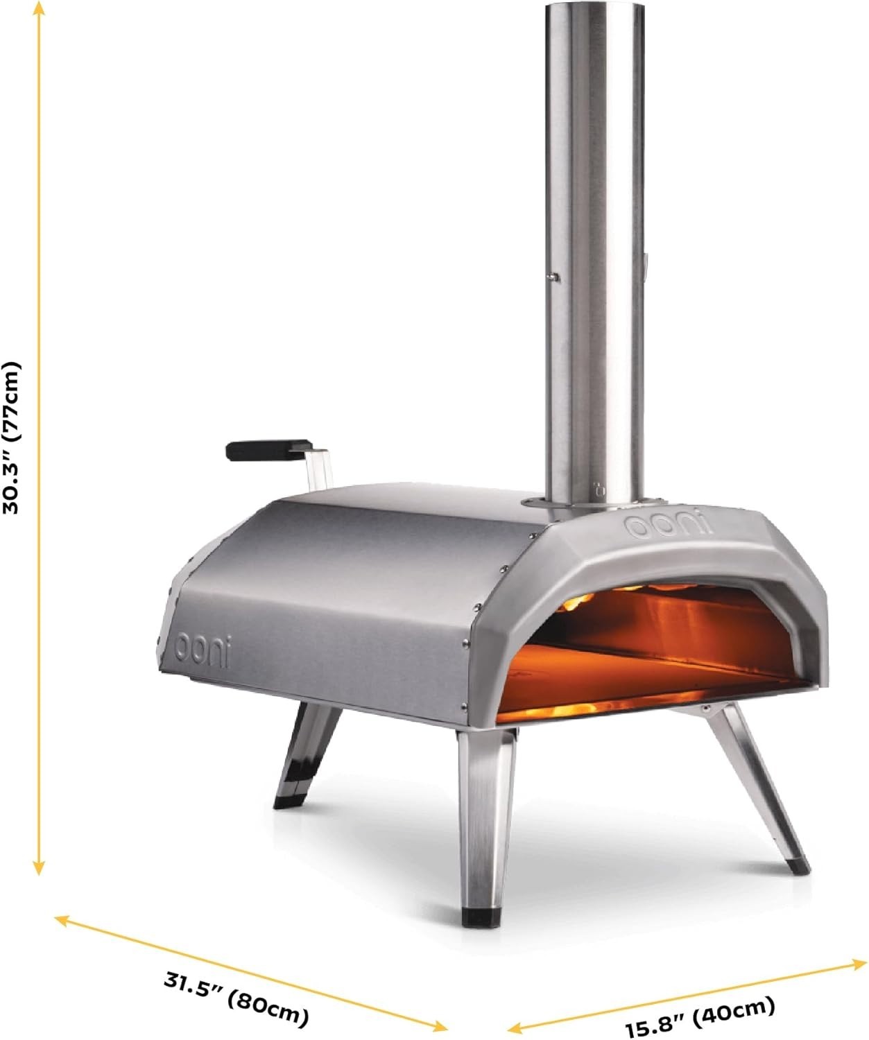 Versatile Wood/Propane Gas Pizza Oven – 12 Inch