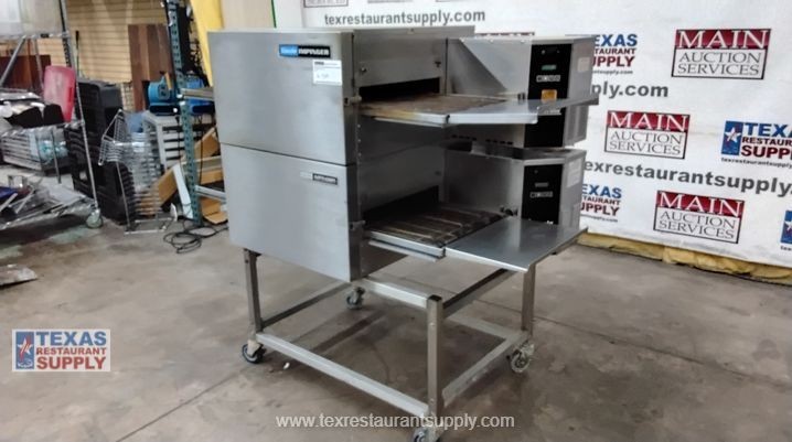 Lincoln Impinger 1116 Gas Double Stack Conveyor Pizza Oven