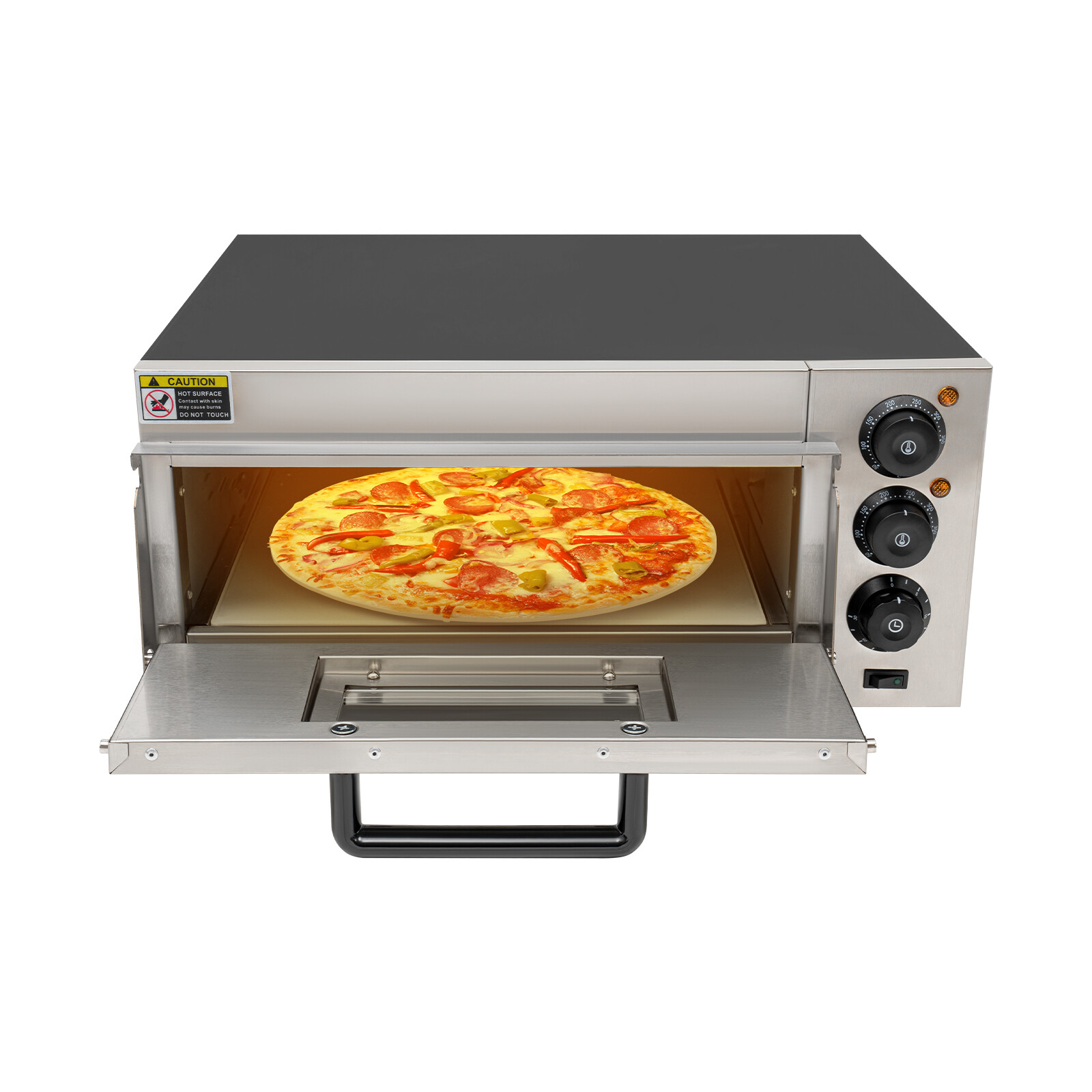 1800W Commercial Countertop Pizza Oven Electric Pizza Oven 20L Singel Deck Pizza