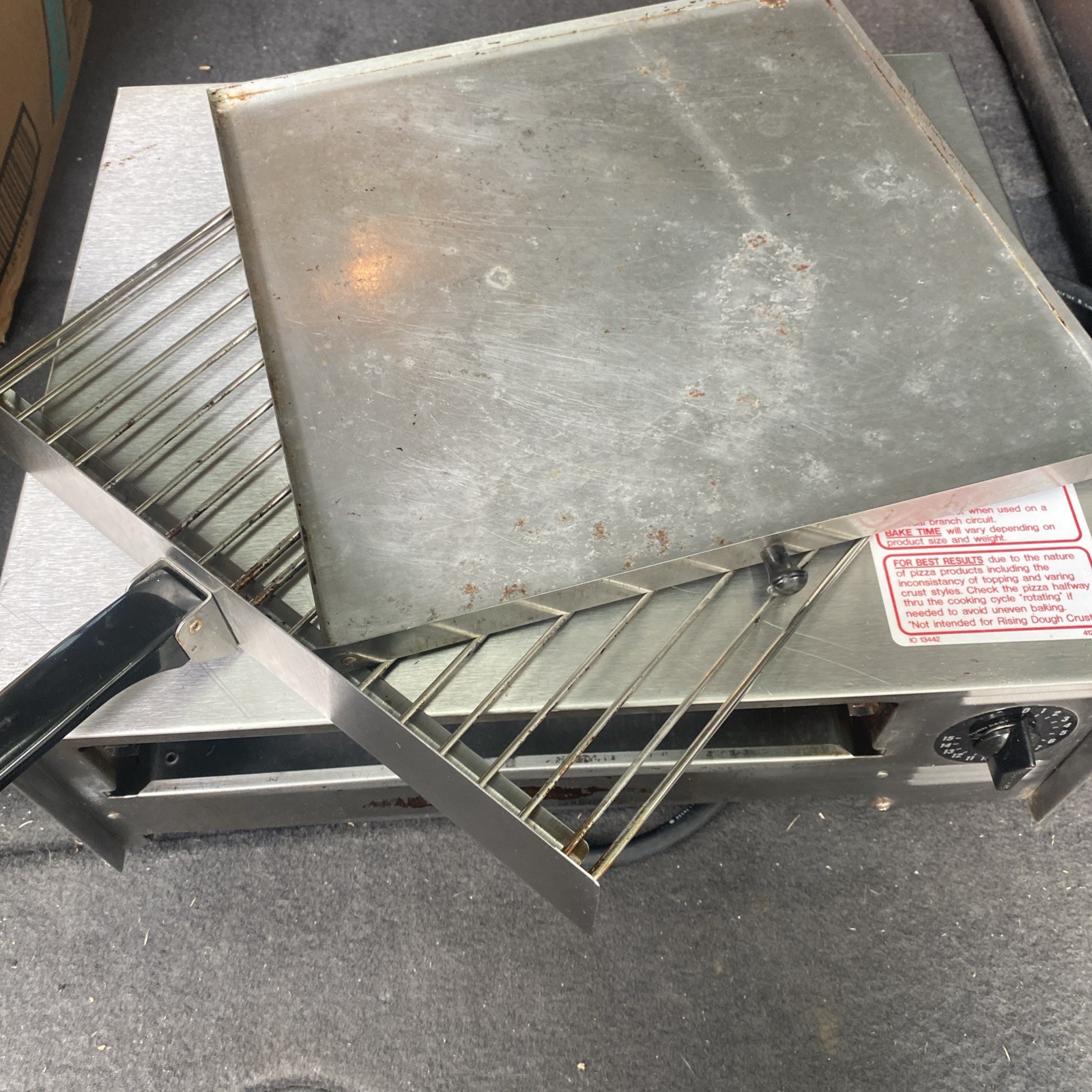 Wisco Industries Pizza Pal Electric Oven Model 412-5NCT TESTED!