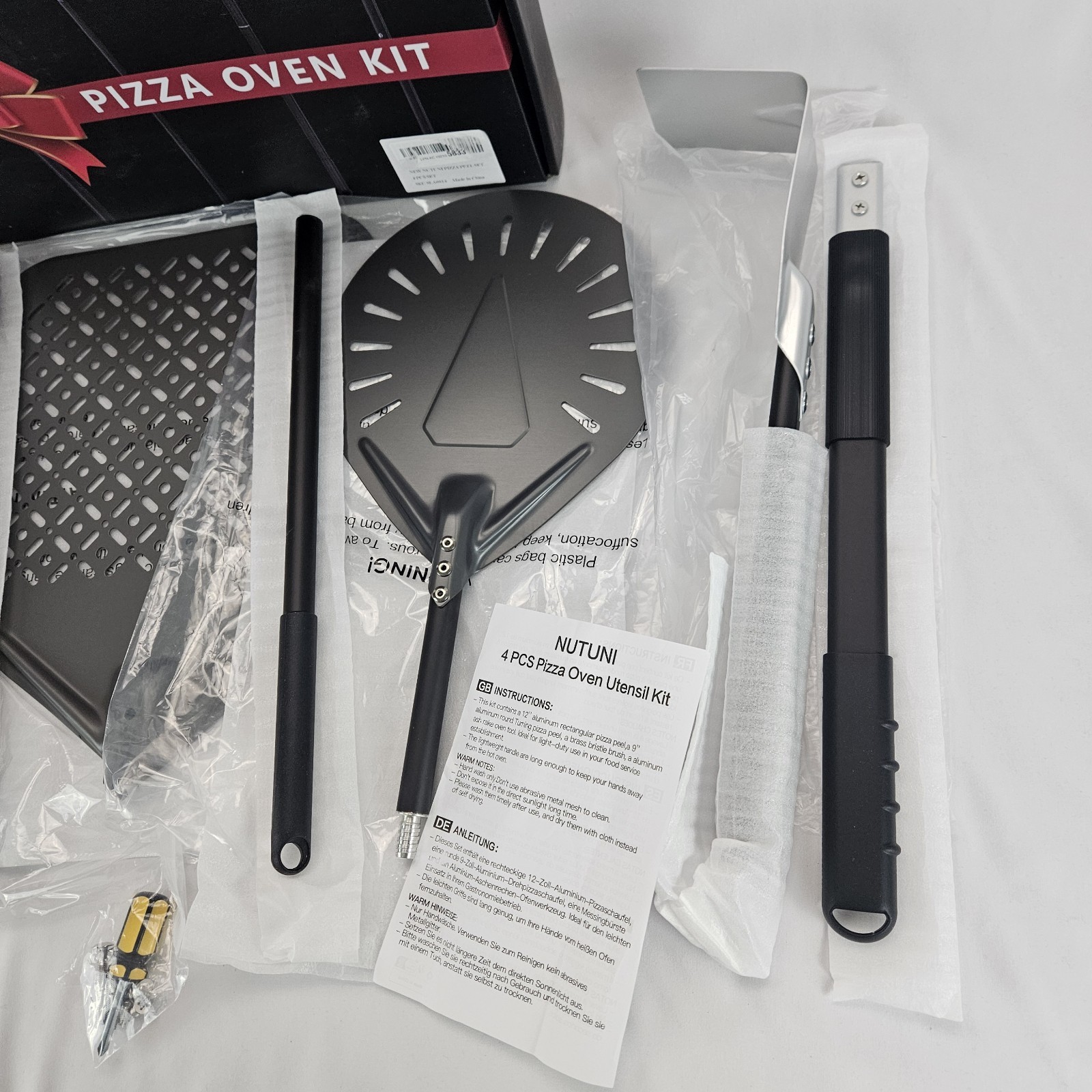 Set of 4 Parts for Pizza Oven Commercial Oven Home Restaurant Accessories