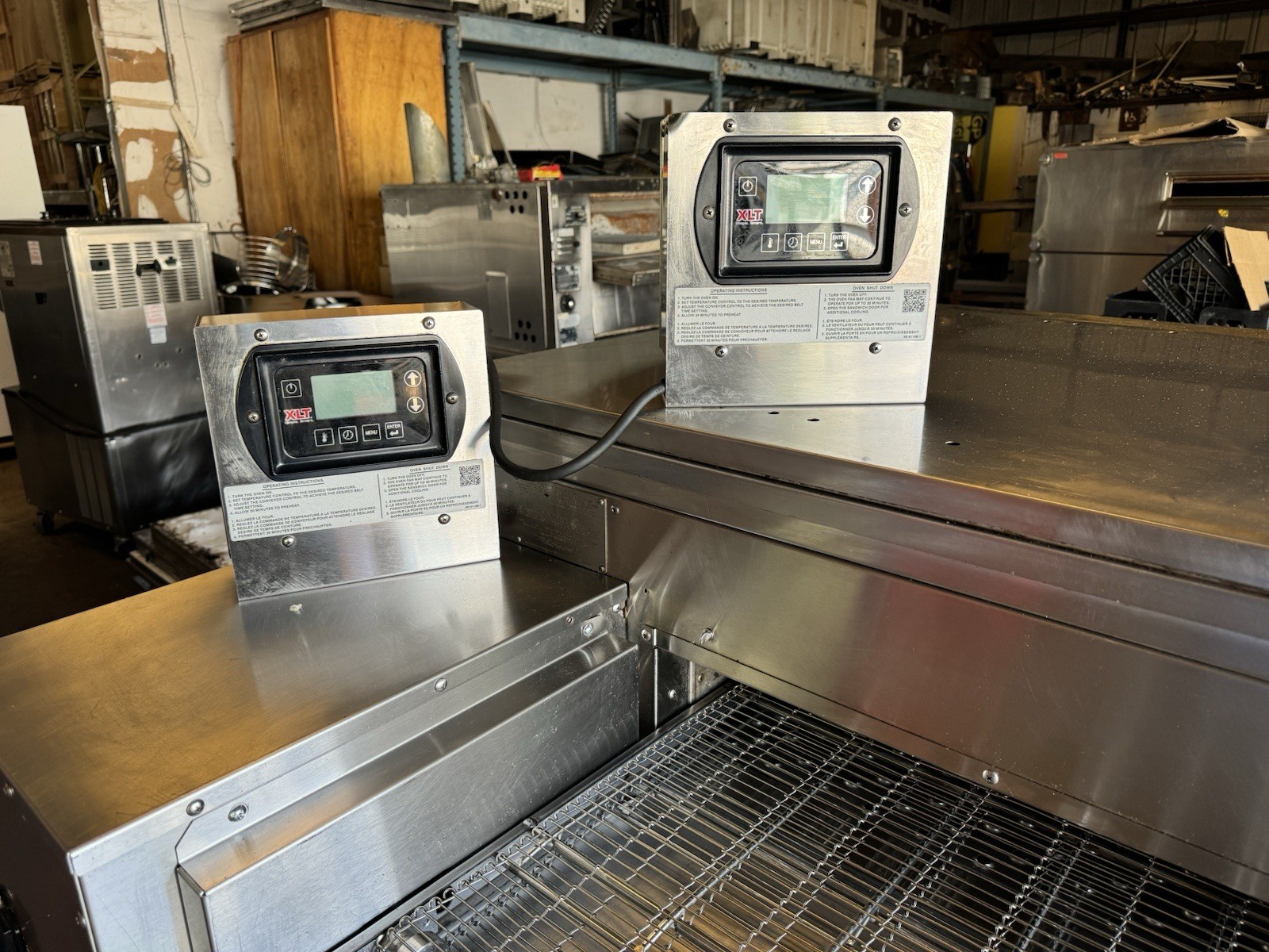 XLT Gas 23” Conveyor Pizza Oven Double Stack- Model X3G-2336- Tested Working