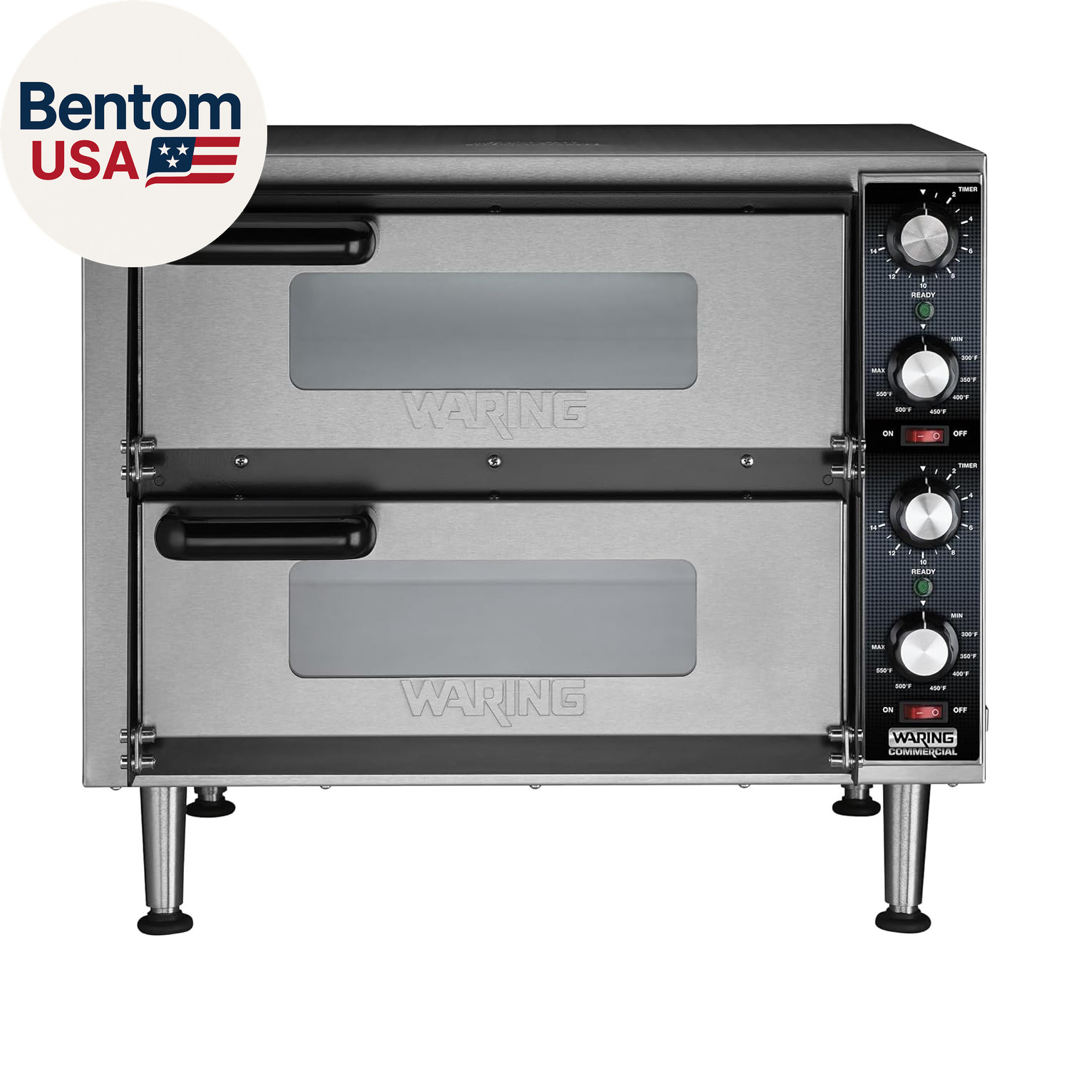 Commercial Medium-Duty Double-Deck Pizza Oven