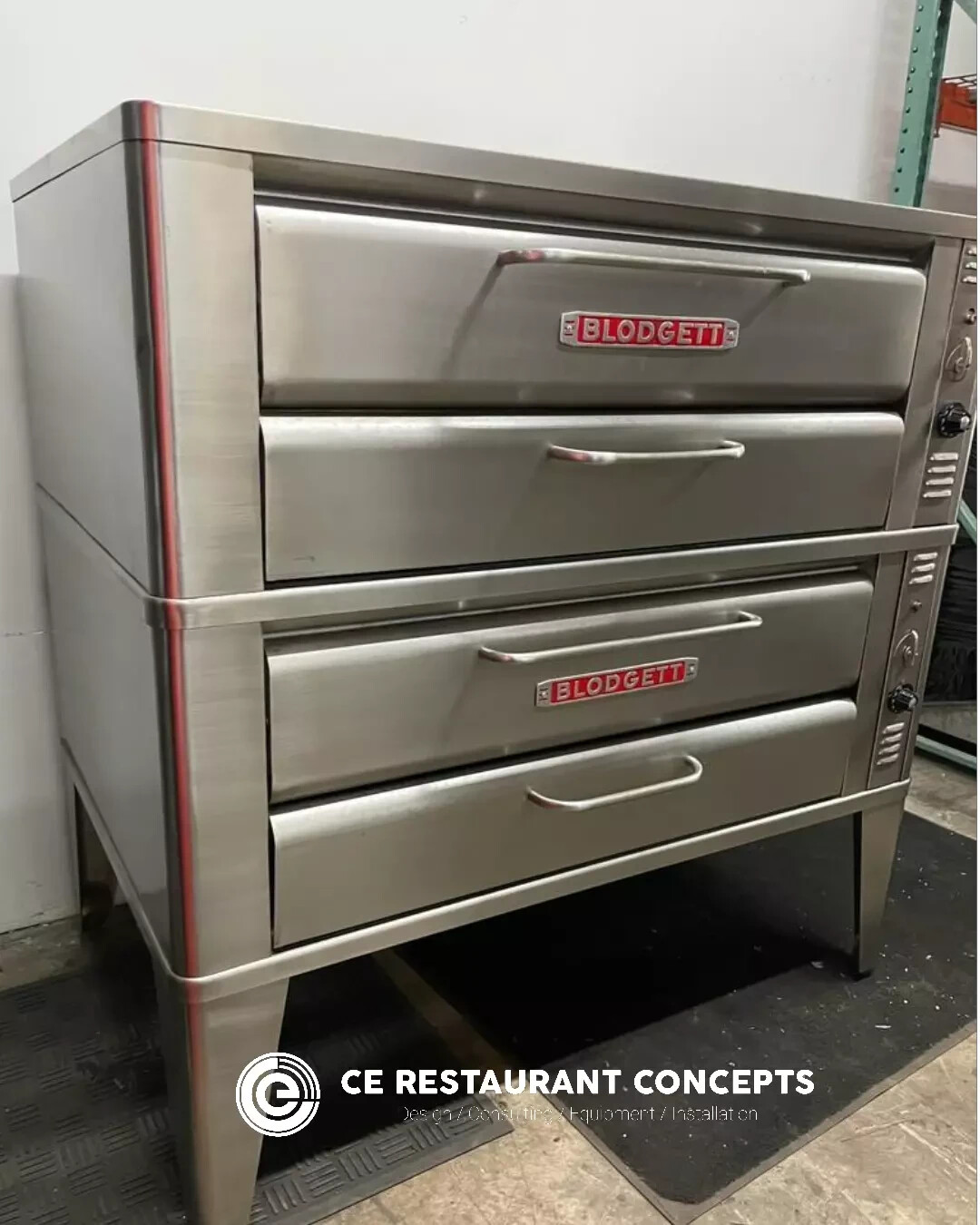 Pre-Owned Blodgett 961 Pizza oven double deck- Natural or Propane Gas