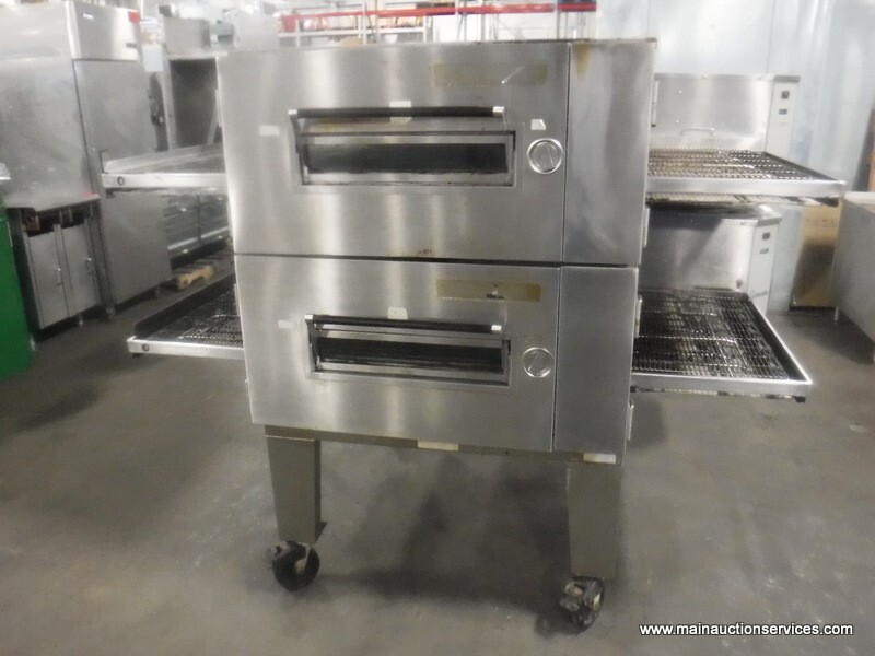 Lincoln Impinger 1600-023-A, Gas Double Deck Pizza Conveyor Oven