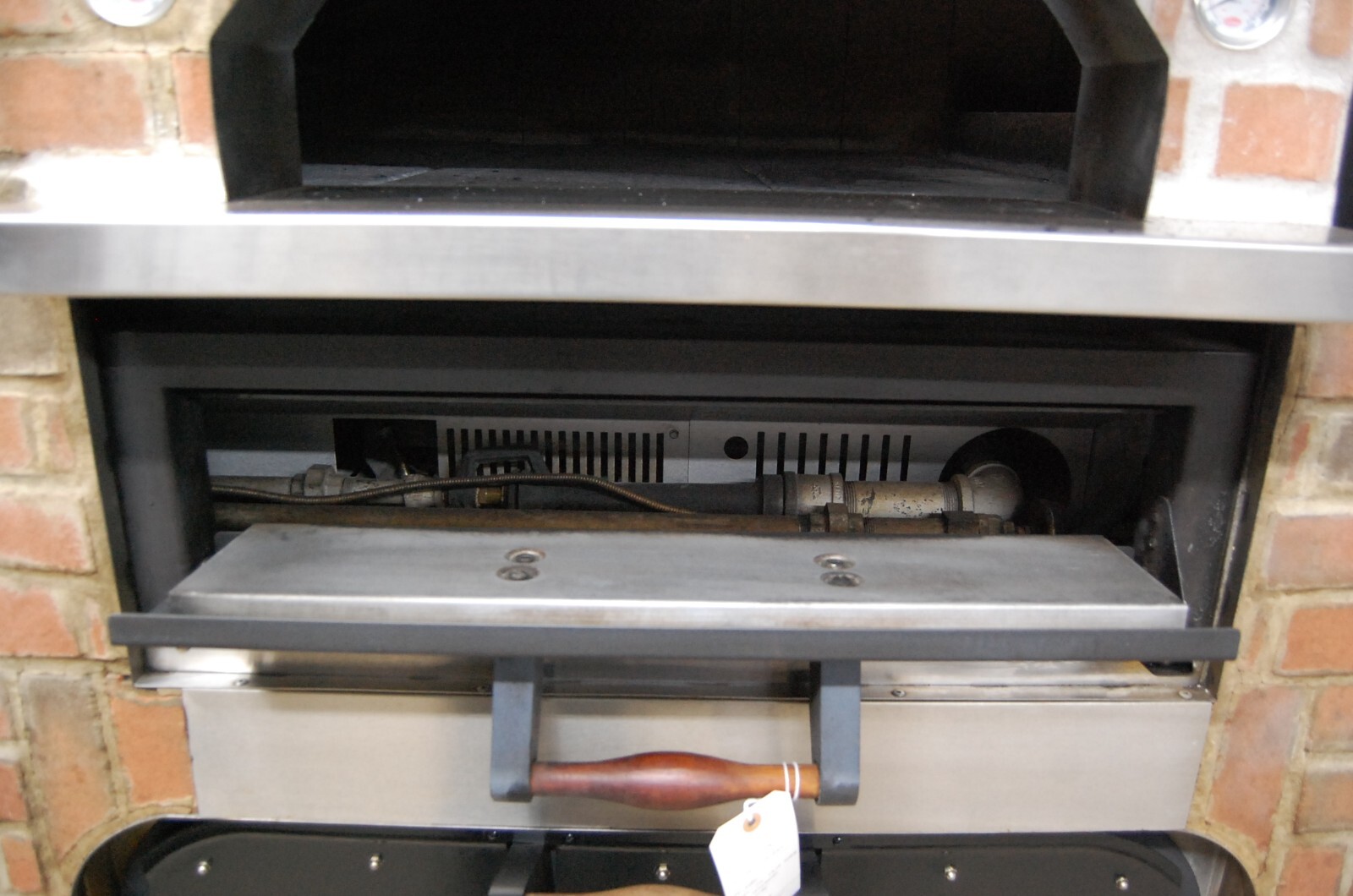 Marsal WF42 MB42 Wave Flame Brick Lined Double Deck Nat Gas Pizza Oven