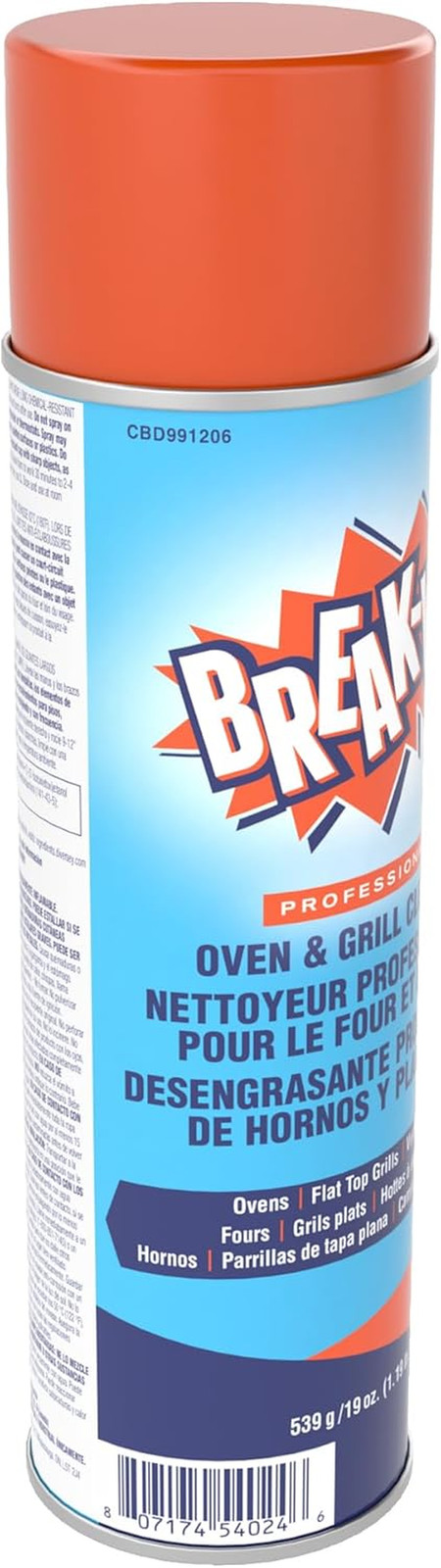 CBD991206 Break up Professional Oven & Grill Cleaner, Heavy Duty Spray Remove…