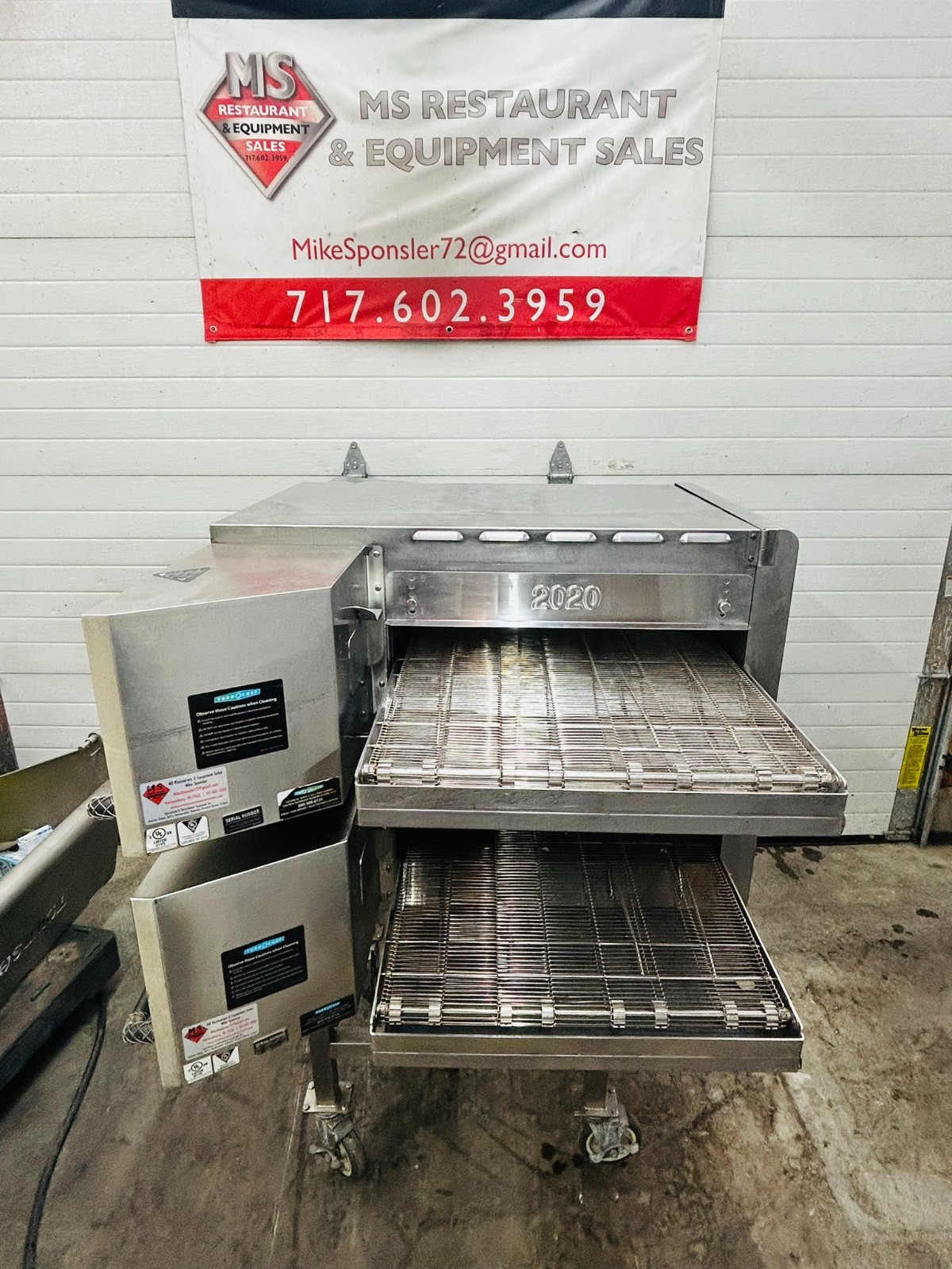 Turbochef HHC2020 High Speed Double Conveyor Pizza Ovens Refurbished and Works