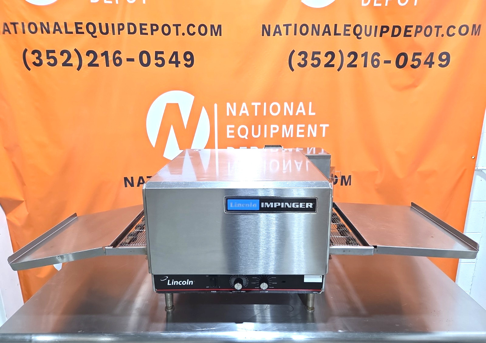 Lincoln Impinger 1301 Countertop Conveyor/Pizza Oven 1 Phase – Watch Video!