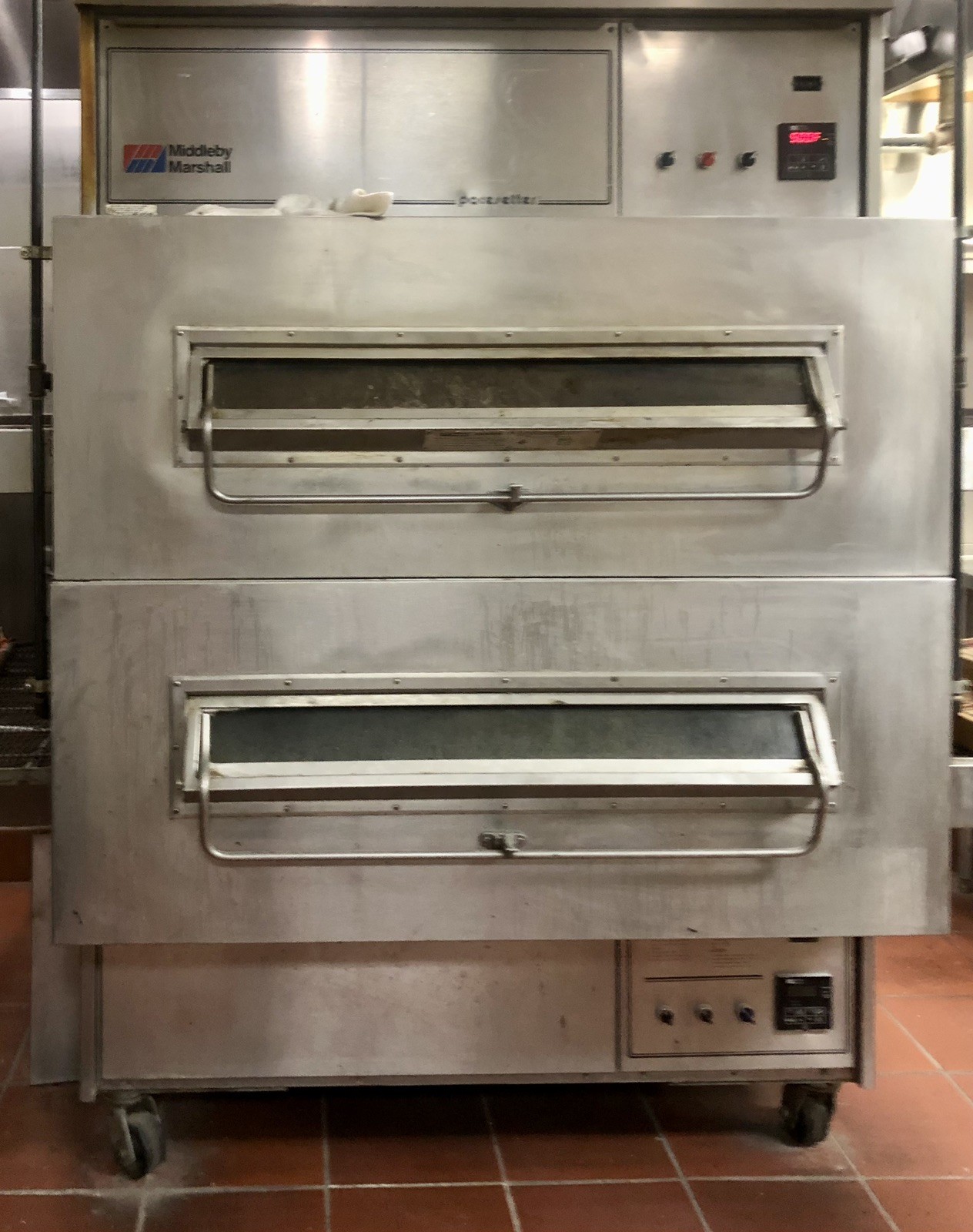 Middleby Marshall PS360Q-4 Double Stack Conveyor Pizza Oven Natural Gas