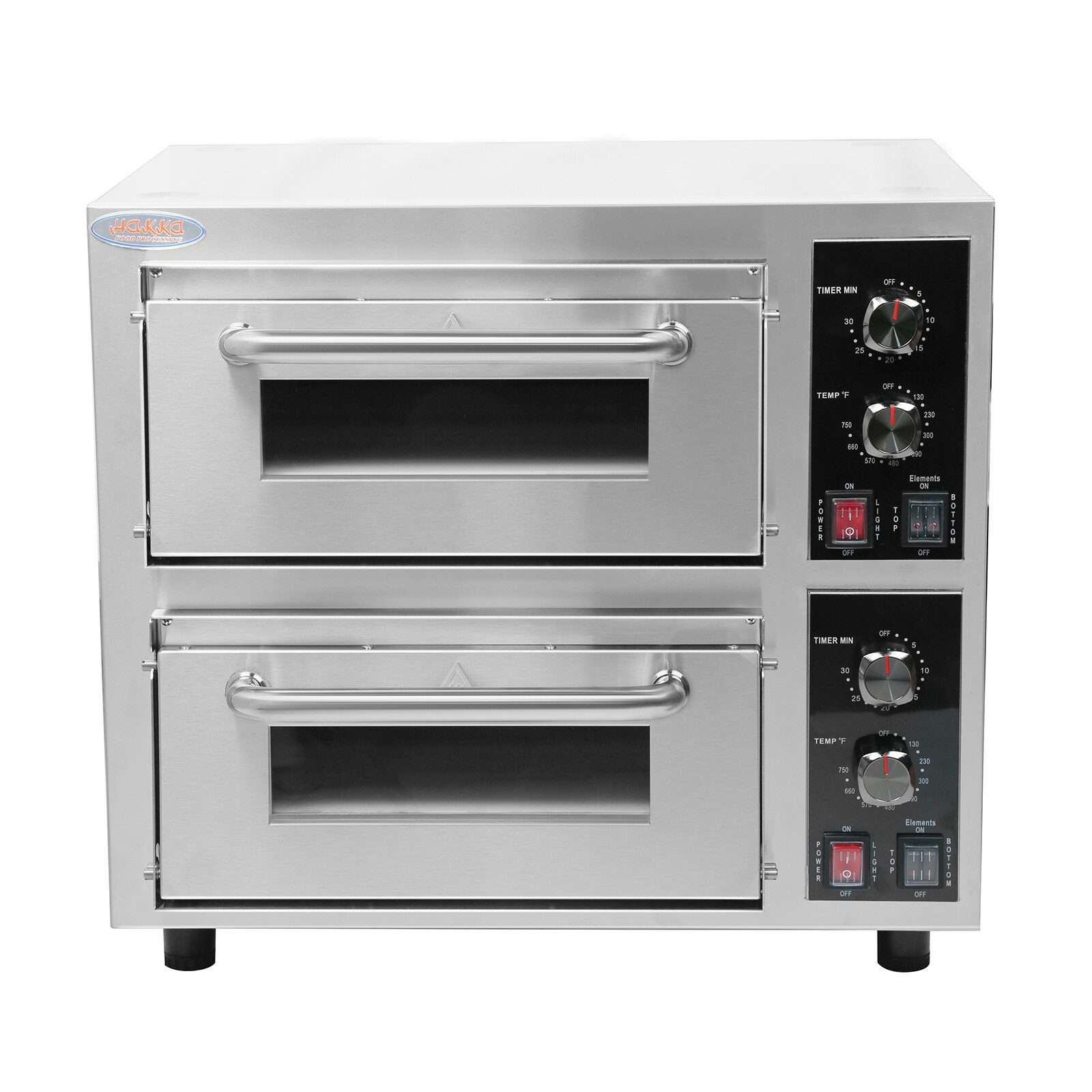 Hakka Commercial Countertop Pizza Oven Double Deck Electric Bakery Toaster Oven