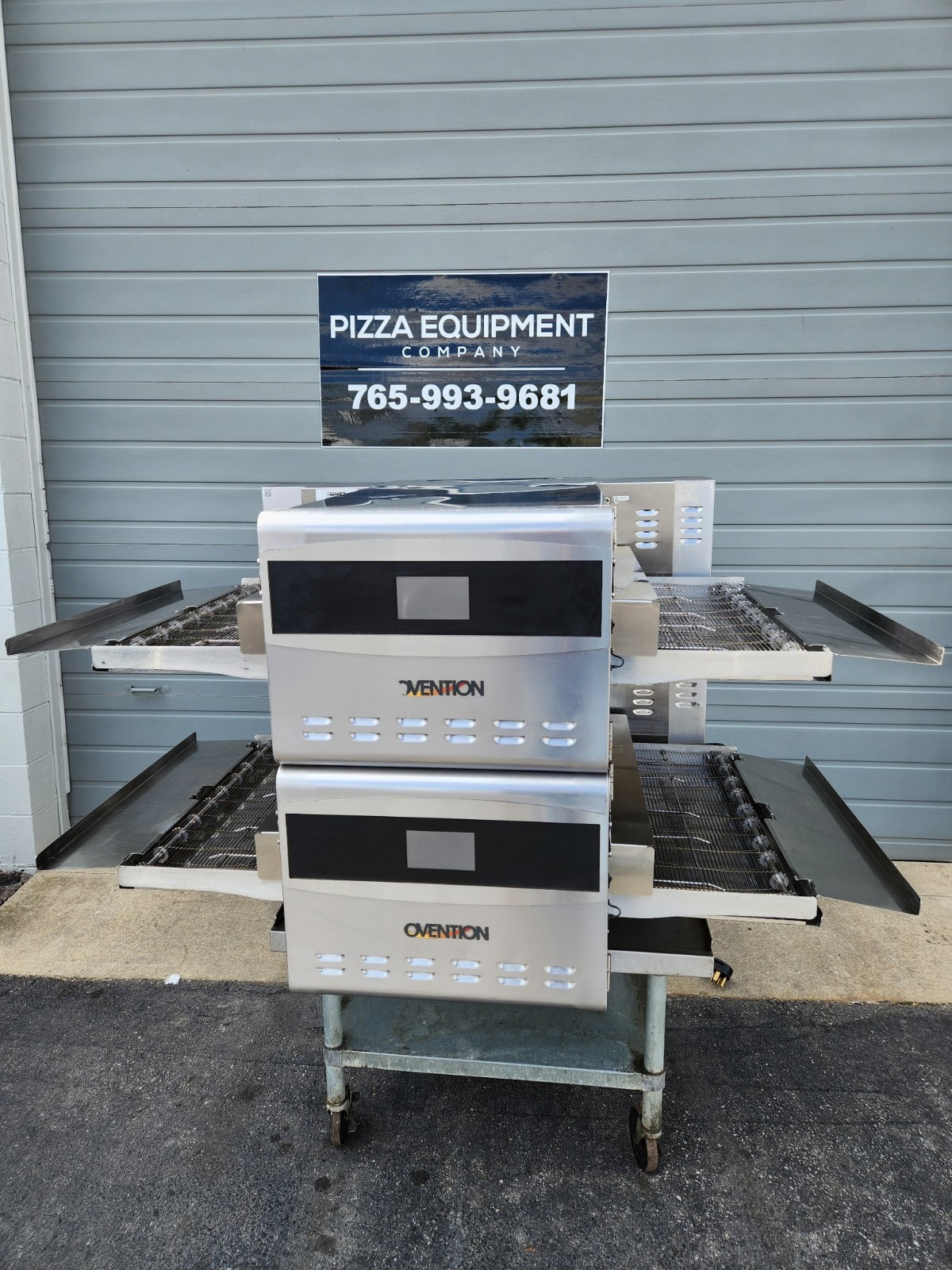 2021/2022 Ovention C2600 Double Stack 3 Phase Ventless Conveyor Pizza Ovens