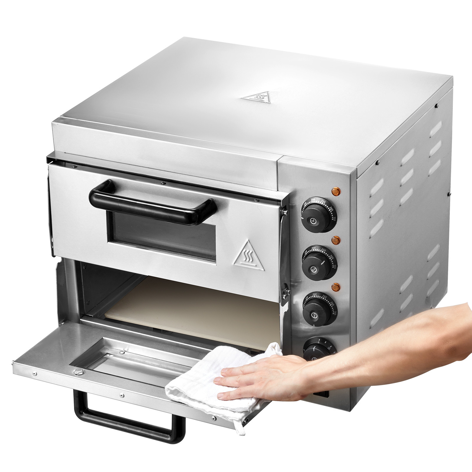 VEVOR Commercial Countertop Pizza Oven Electric Pizza Oven for 14″ Pizza Indoor