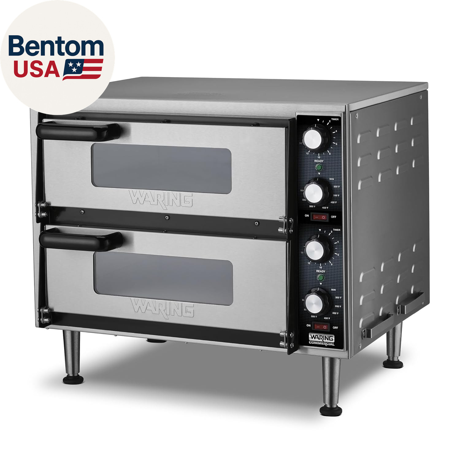 Commercial Medium-Duty Double-Deck Pizza Oven