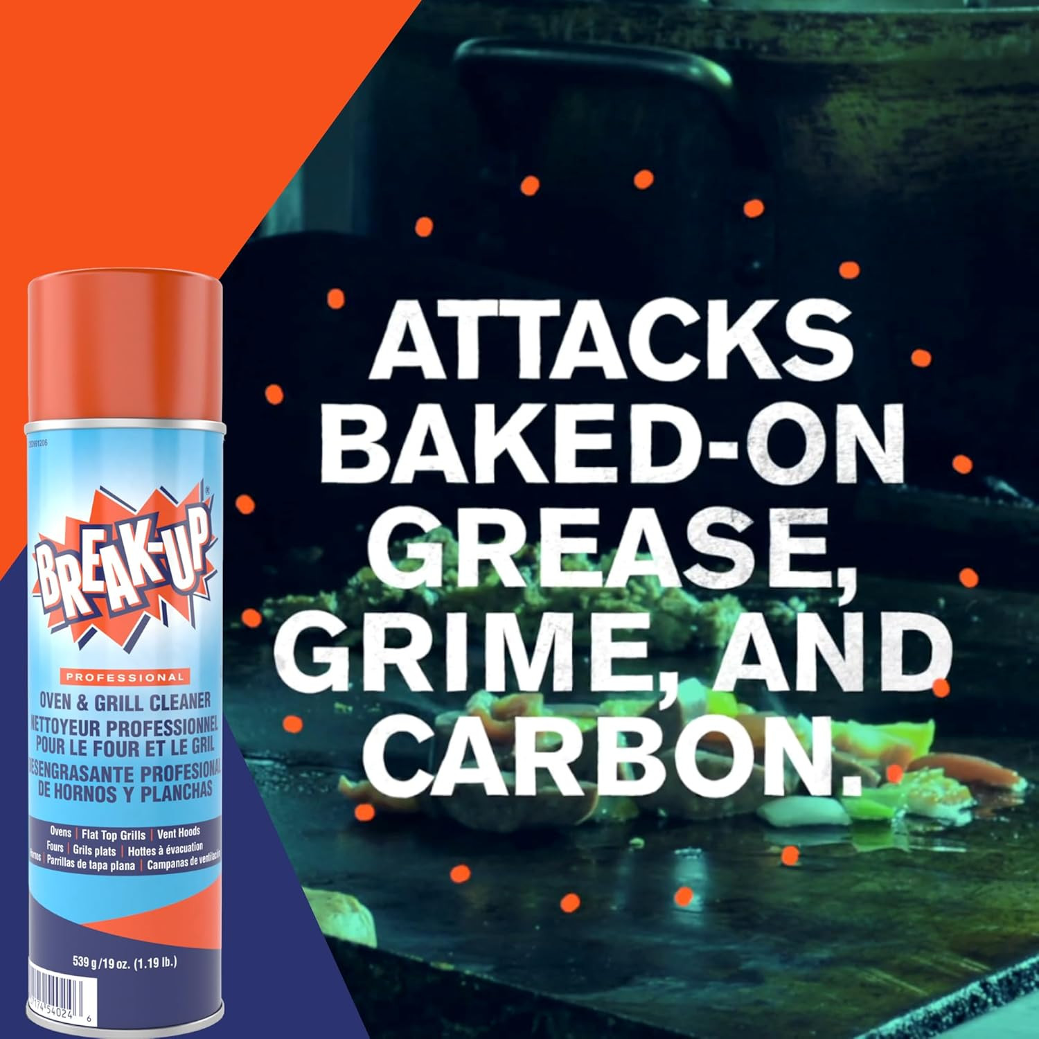 CBD991206 Break up Professional Oven & Grill Cleaner, Heavy Duty Spray Remove…