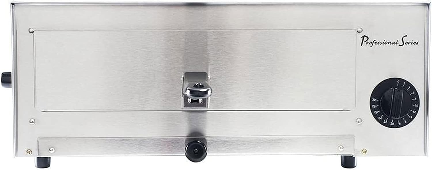 Compact 1450W Professional Series Pizza Maker – Stainless Steel Finish