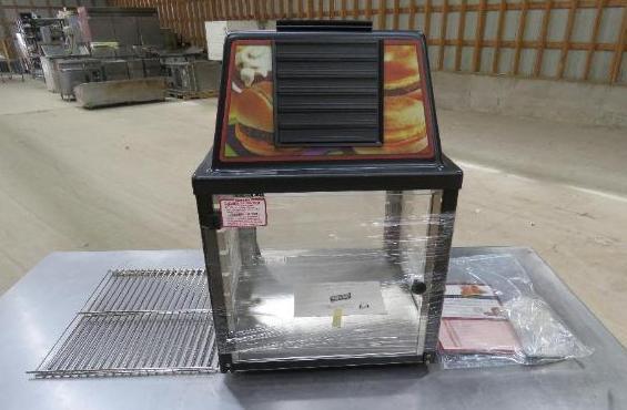 WISCO 690-16 Food Warmer Cabinet case food oven display sandwich 2 door 690-16-2