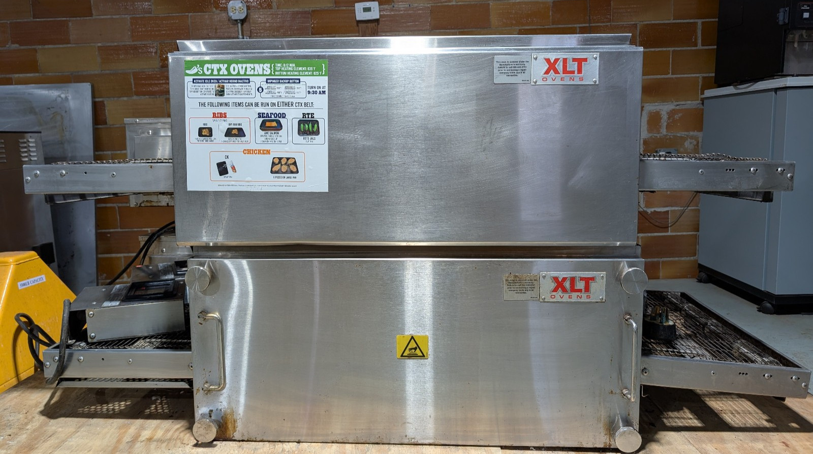 2019 XLT R3A-2336-01067 Double Stack Conveyor Oven, No Legs