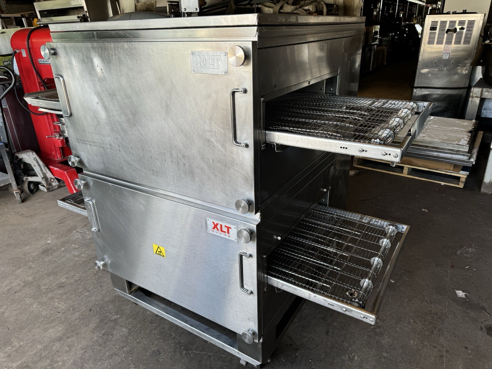 XLT Gas 23” Conveyor Pizza Oven Double Stack- Model X3G-2336- Tested Working