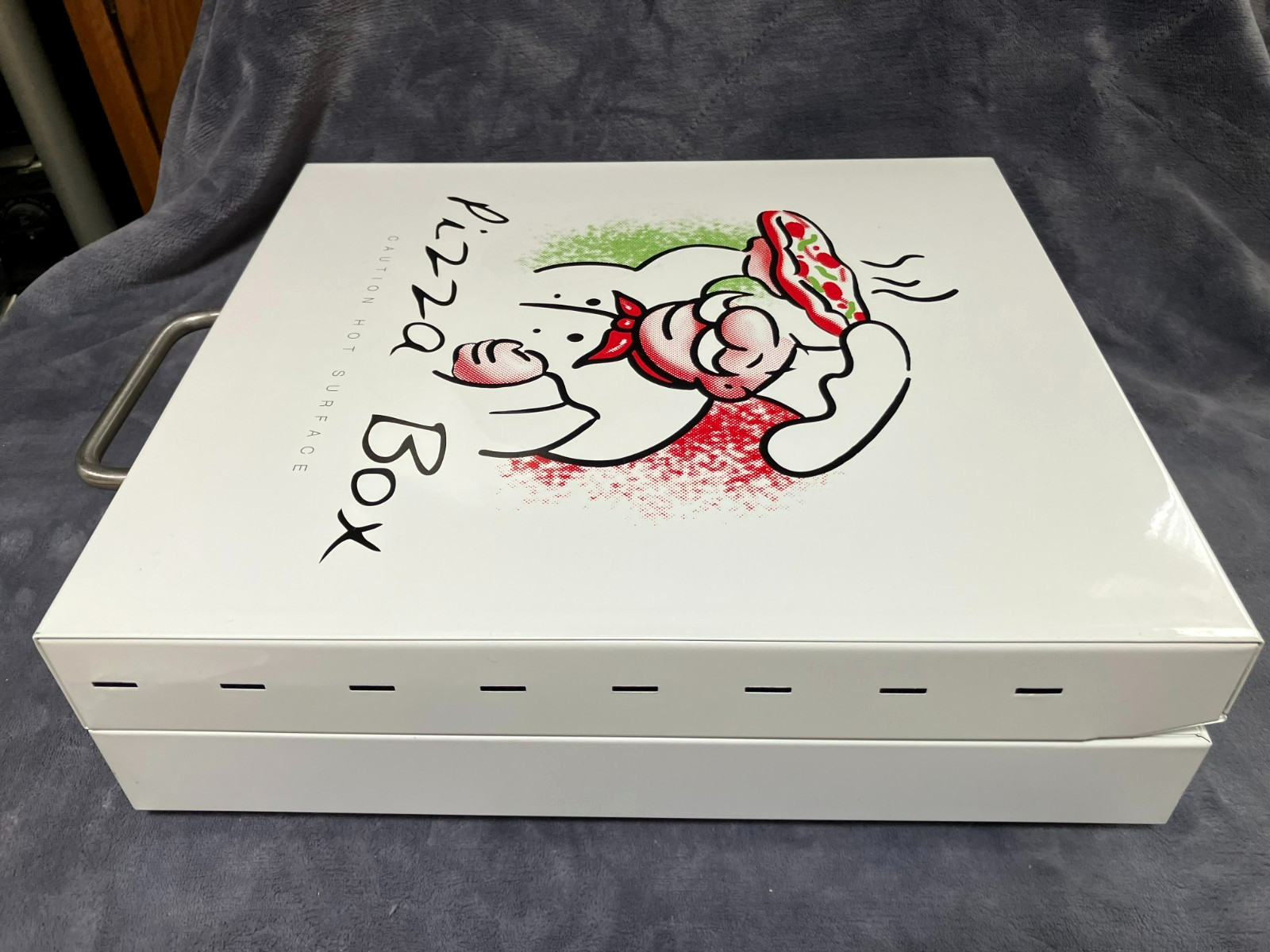 Cuizen Pizza Box Countertop Pizza Oven with 12″ PIZ-4012 + Manual & Recepies