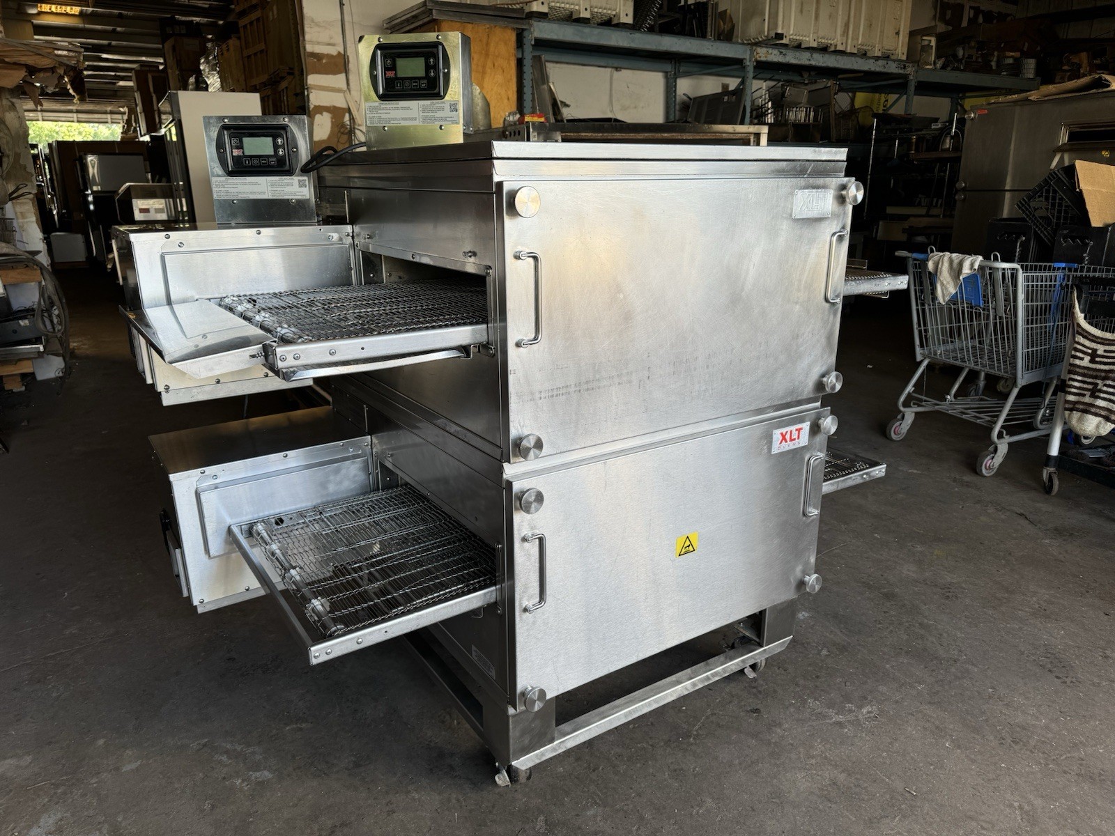XLT Gas 23” Conveyor Pizza Oven Double Stack- Model X3G-2336- Tested Working