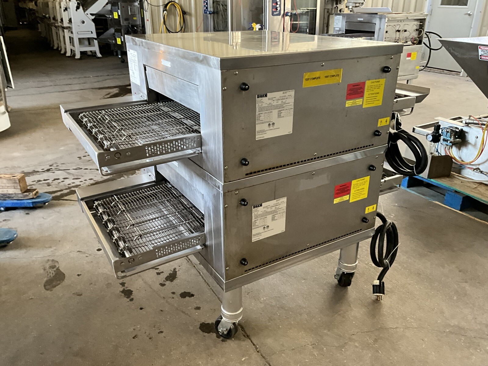 2023 CTX Middleby Marshall DZ33T Infrared Radiant conveyor pizza double oven F