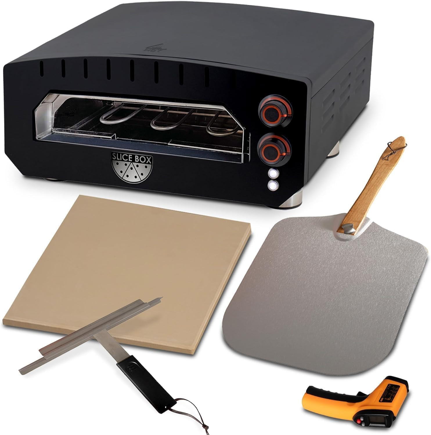 Outdoor Electric Pizza Oven, Countertop Cooking, Heats up to 750 Degrees, Ready-