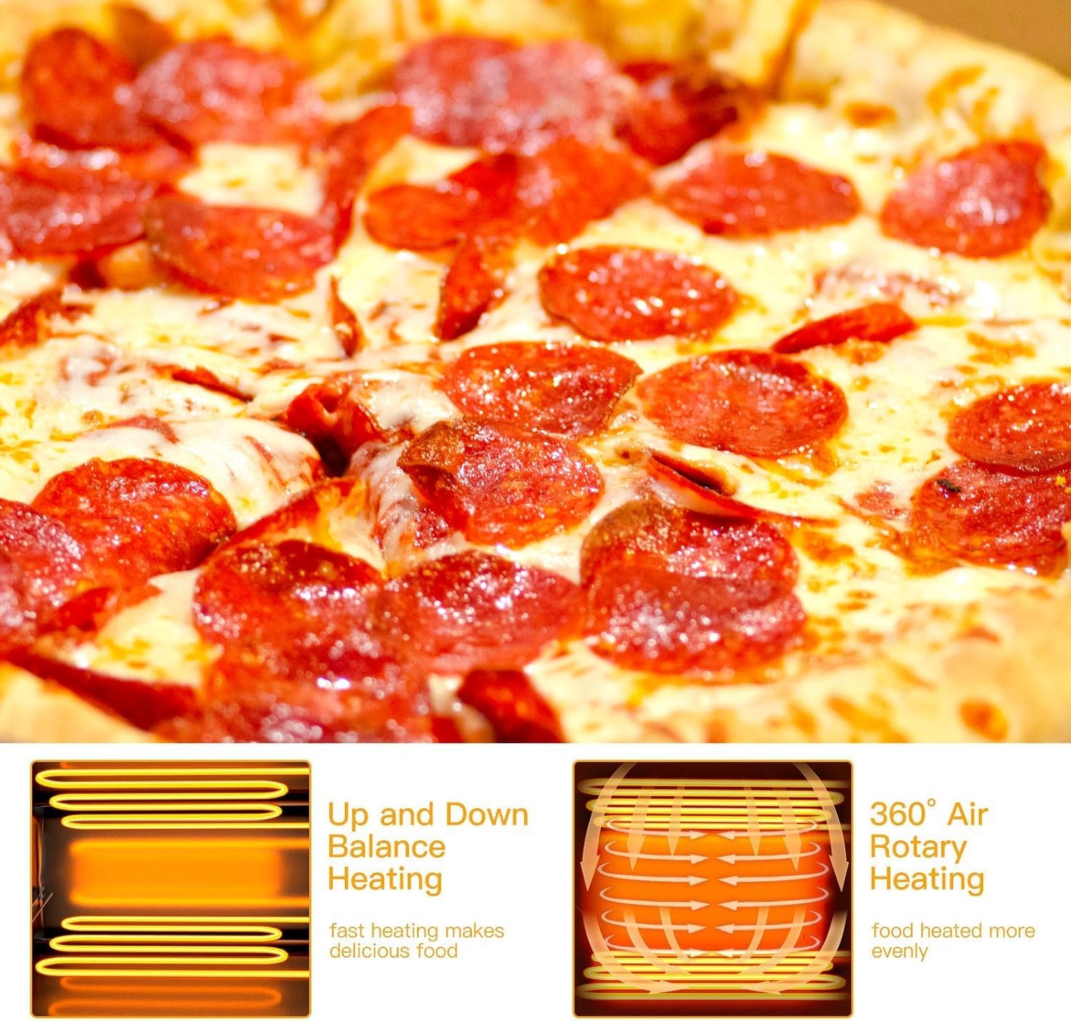 Electric Pizza Oven Stainless Steel Pizza Baker Kitchen Commercial Use Snack