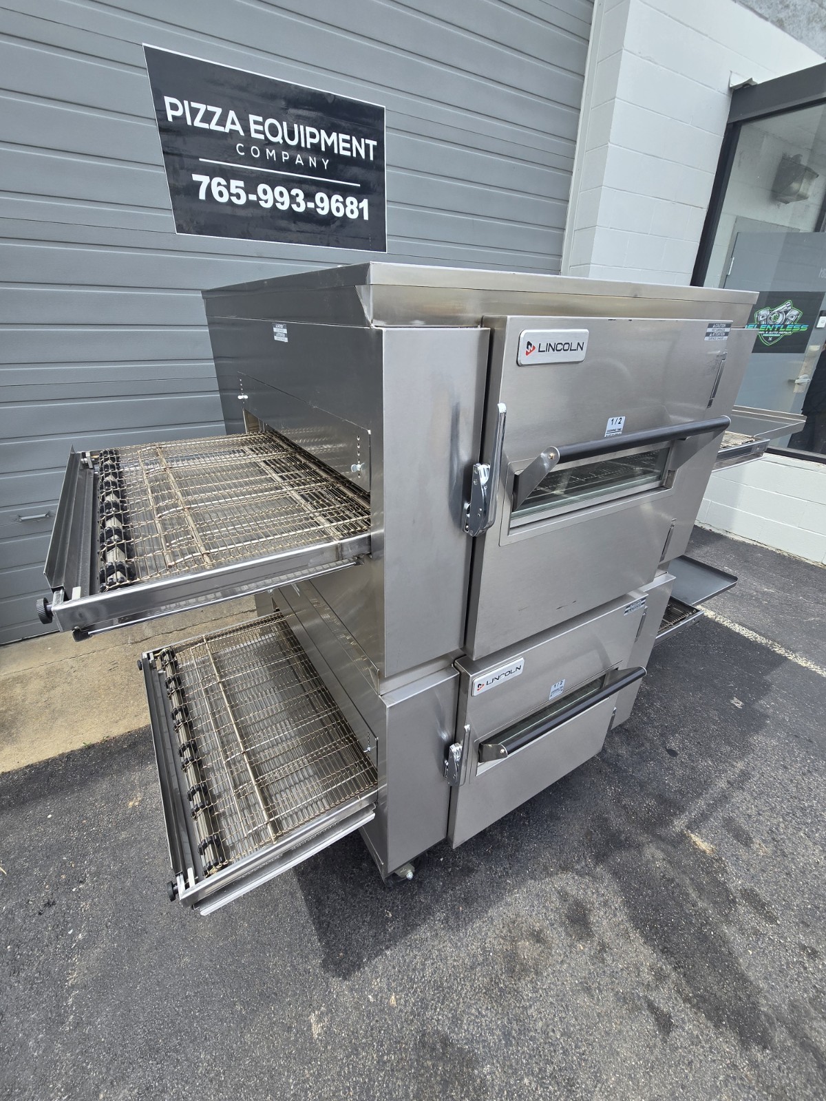 2022 NEW Lincoln Impinger 1450 Double Deck Gas Fired Conveyor Pizza Oven 32″