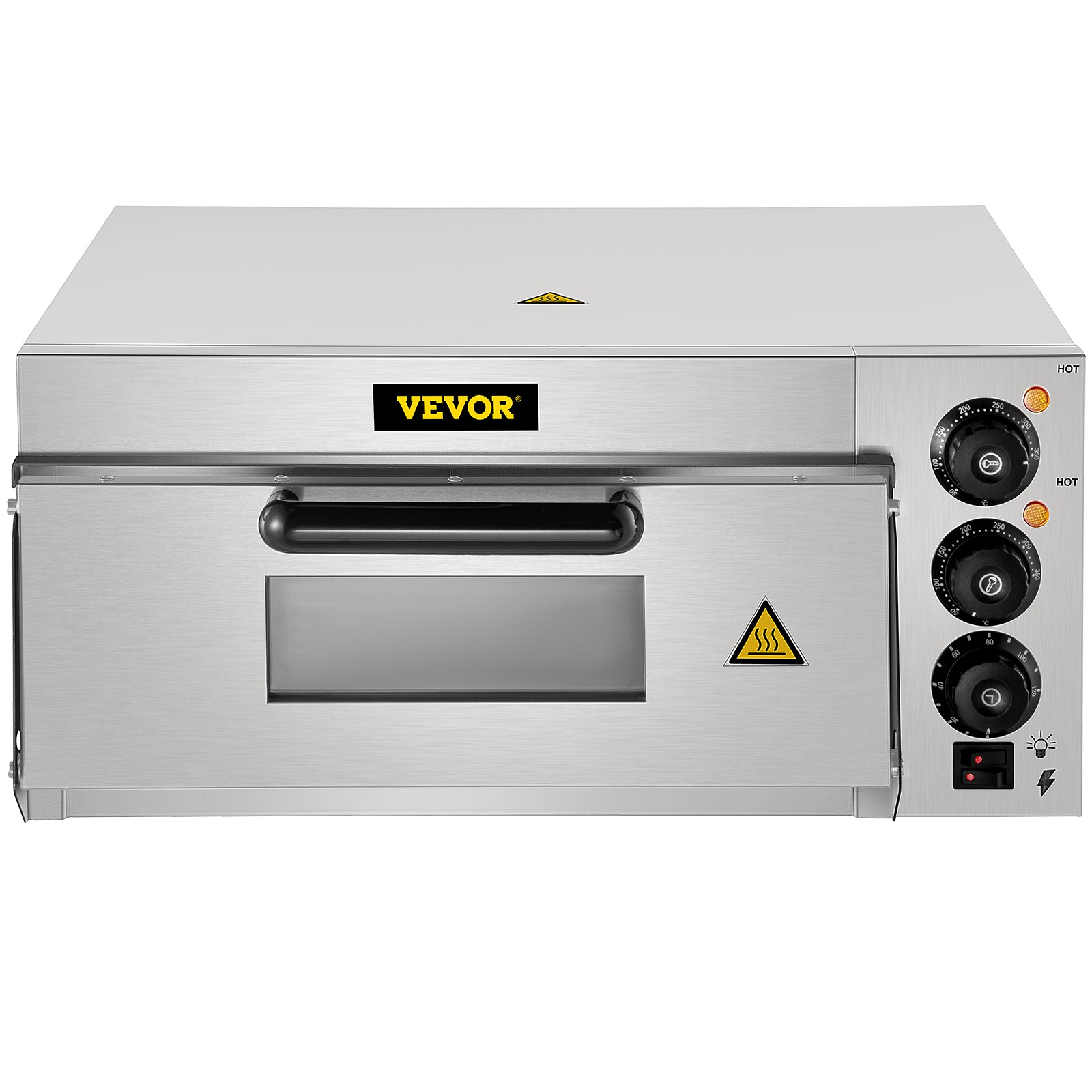 VEVOR Commercial Countertop Pizza Oven Electric Pizza Oven for 14″ Pizza Indoor