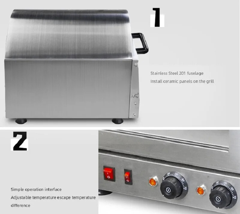 Electric Pizza Oven Portable Home Pizza Oven Multifunction Baking Oven Machine
