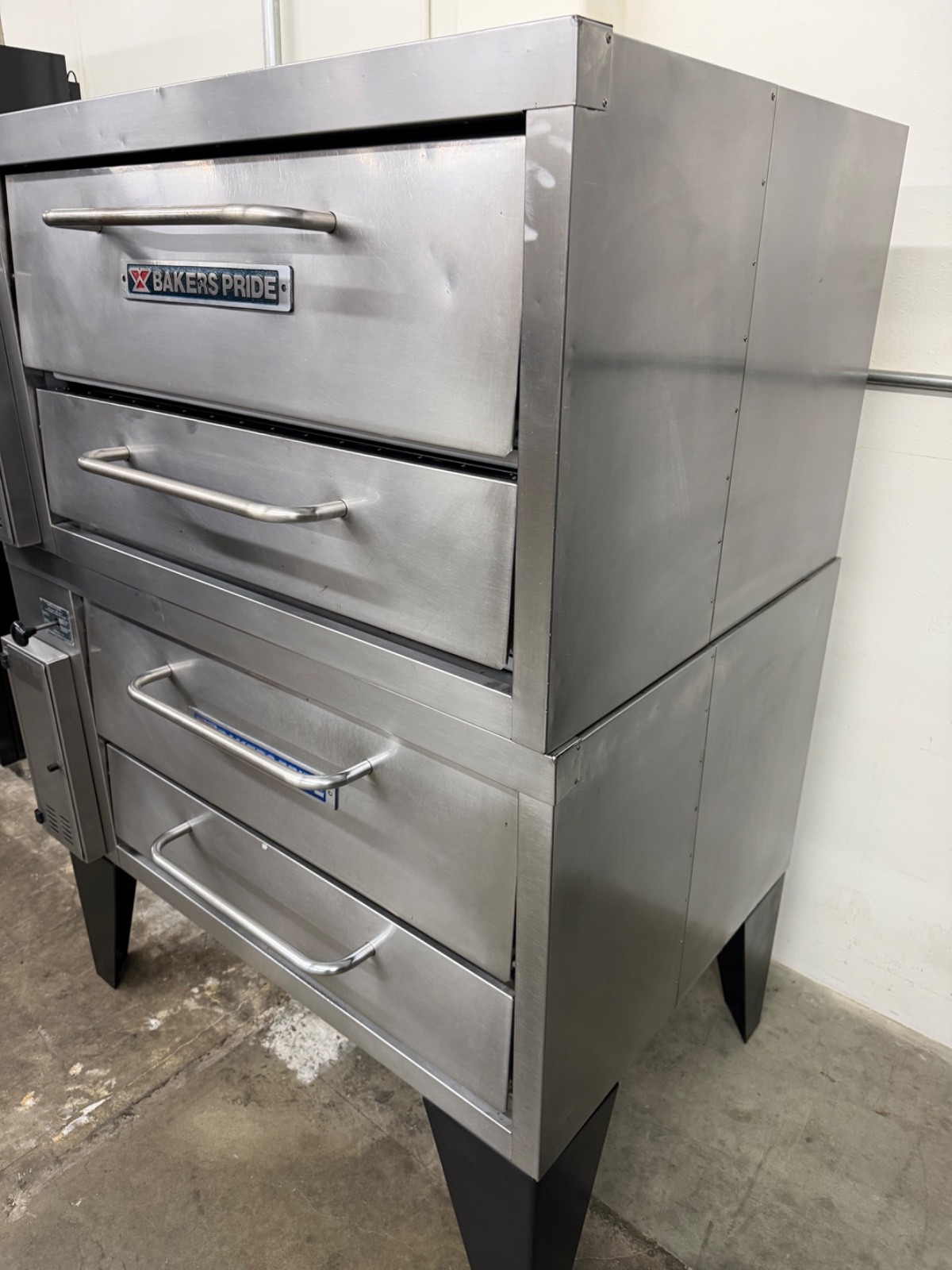 bakers pride 152 natural gas double deck pizza ovens – FREE SHIPPING!