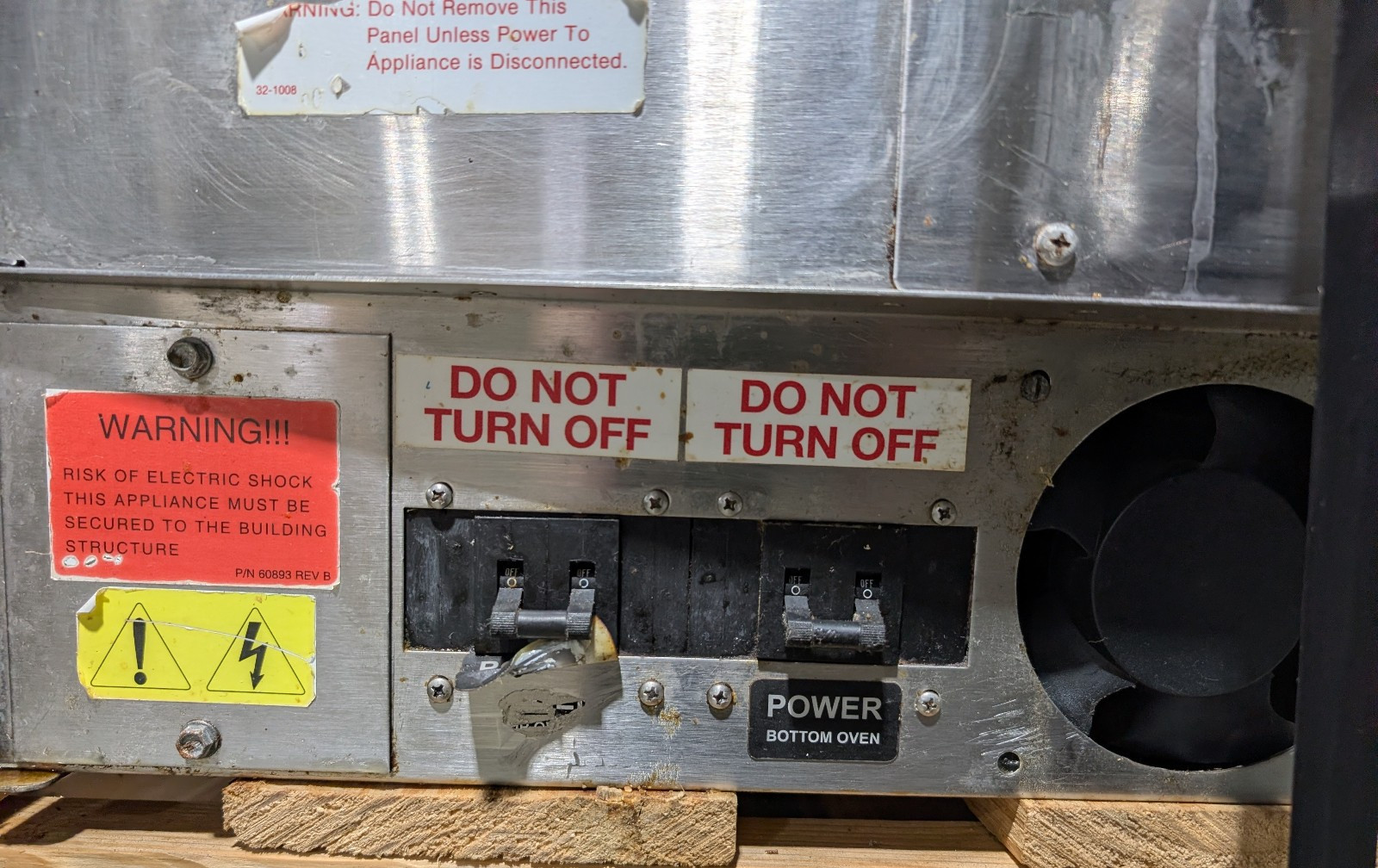 Middleby Marshall CTX DZ33 Double Stack Electric Conveyor Oven 208V