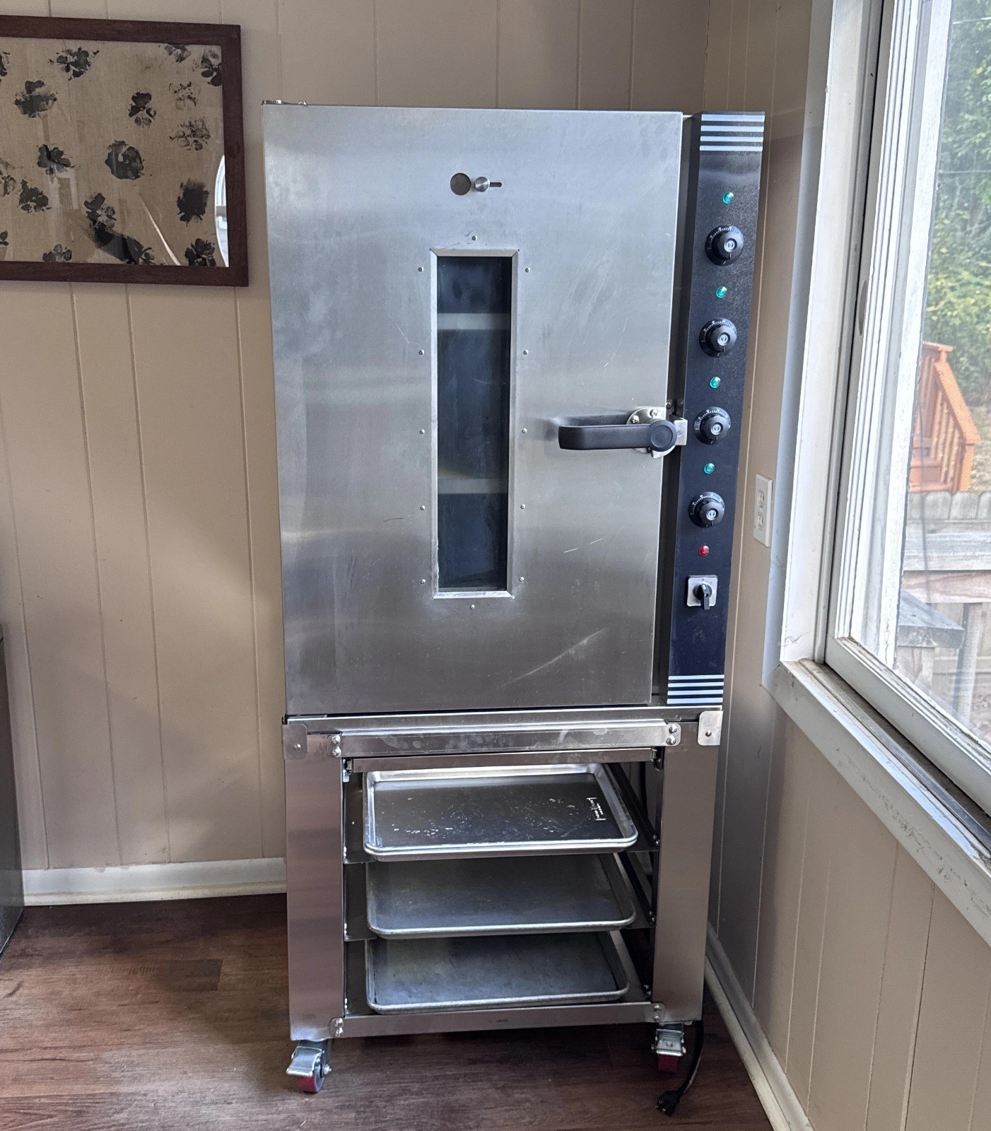 Micro Bakery Electric Deck Oven w/ Steam, Stone & Cart – Artisan Bread Sourdough