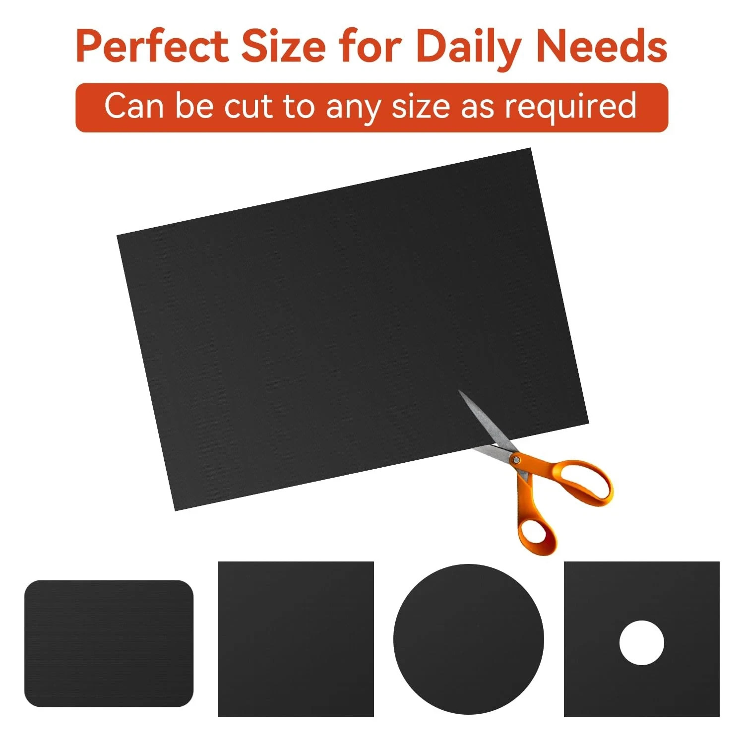 Pack of 4 Large Thick Non Stick Oven Liners Mat Heavy Duty