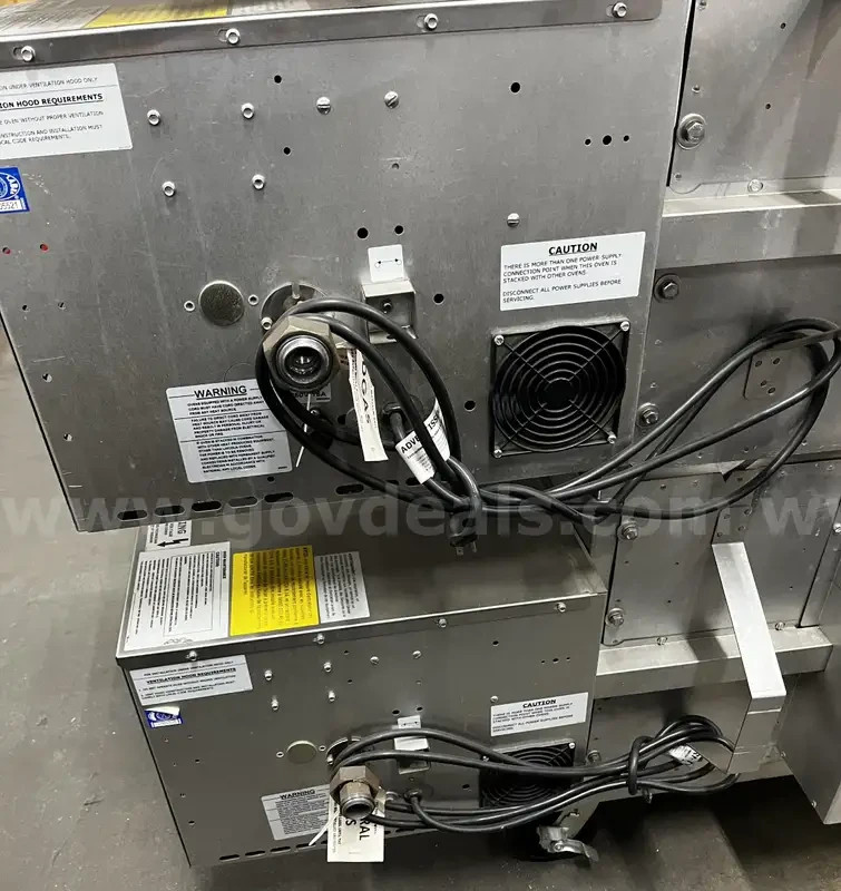 3270 Triple Stack Deck Gas Conveyor Pizza Oven Lincoln Impringer 32×70 Oven NOS