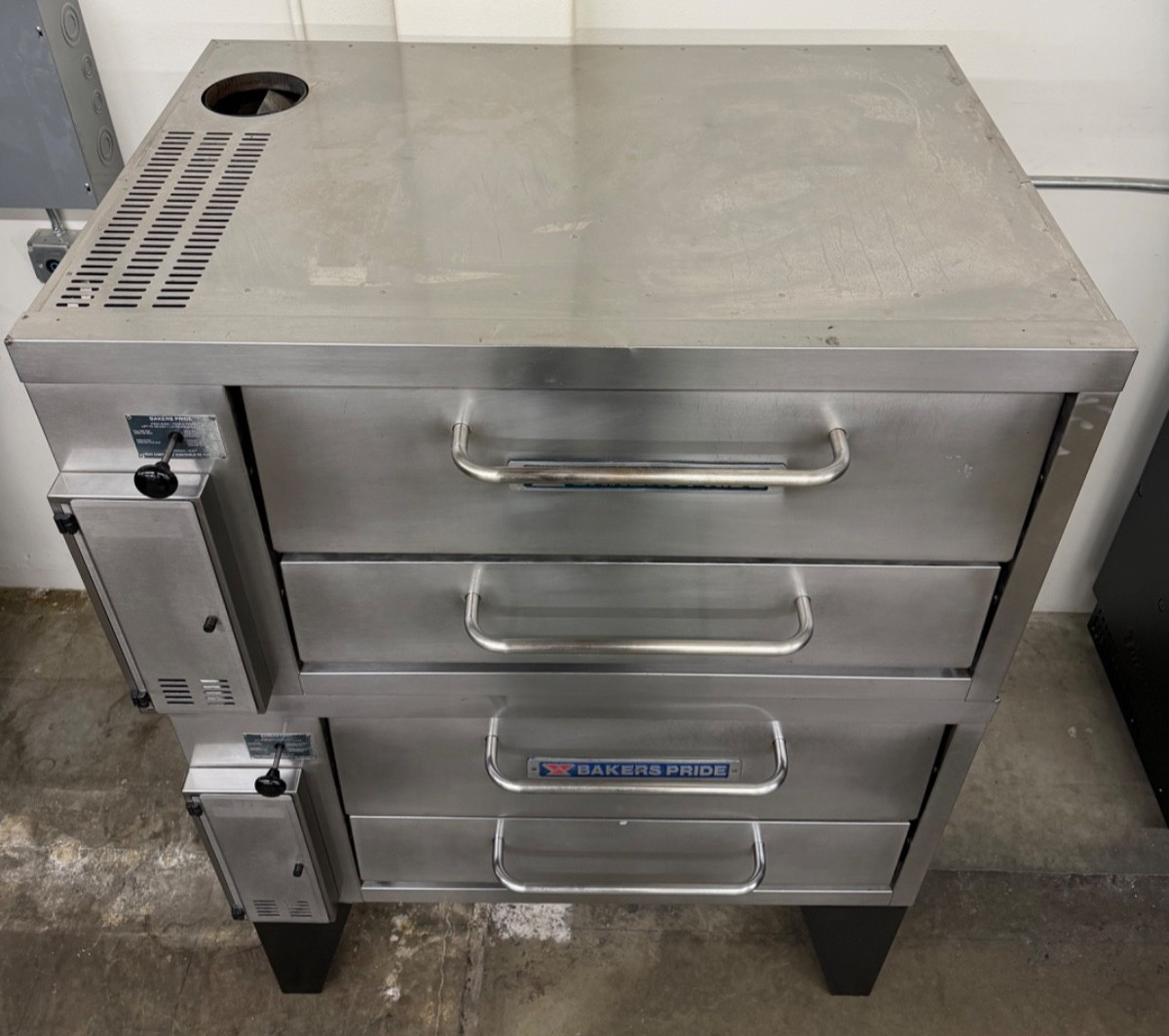 bakers pride 152 natural gas double deck pizza ovens – FREE SHIPPING!