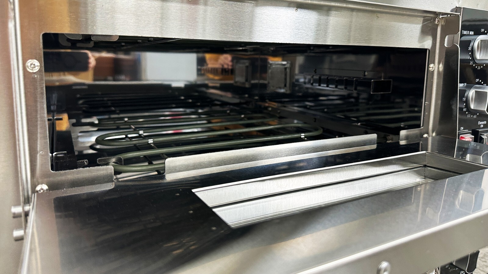 NSF Double Deck Countertop Pizza Oven Two Chambers