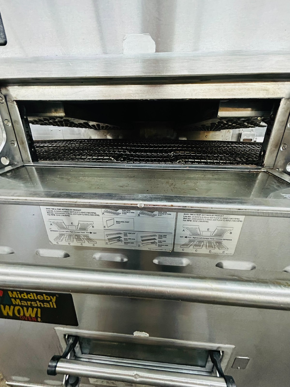 Middleby Marshall PS840G Double Stack Conveyor Oven 120,000 BTU Refurbished