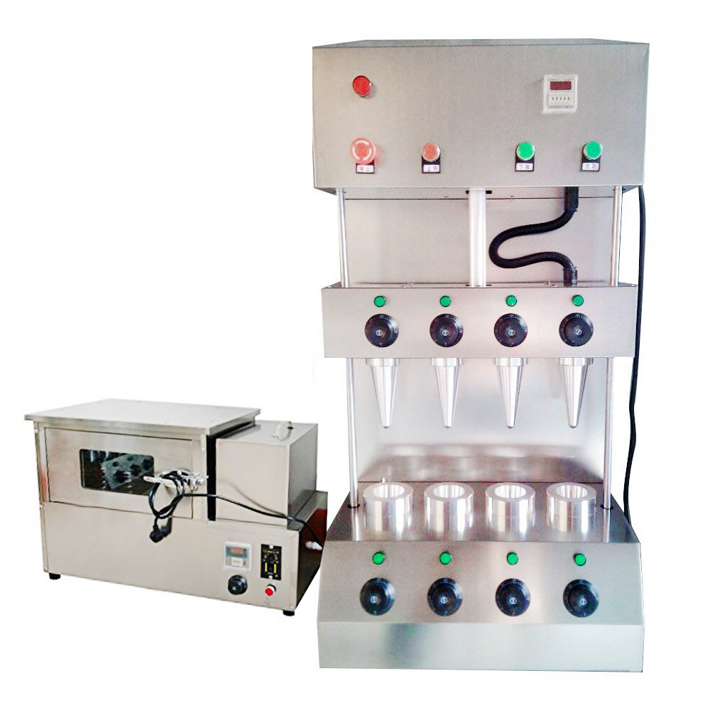 Commercial Automatic Pizza Cone Forming Machine Ice Cream Cone Maker Baking