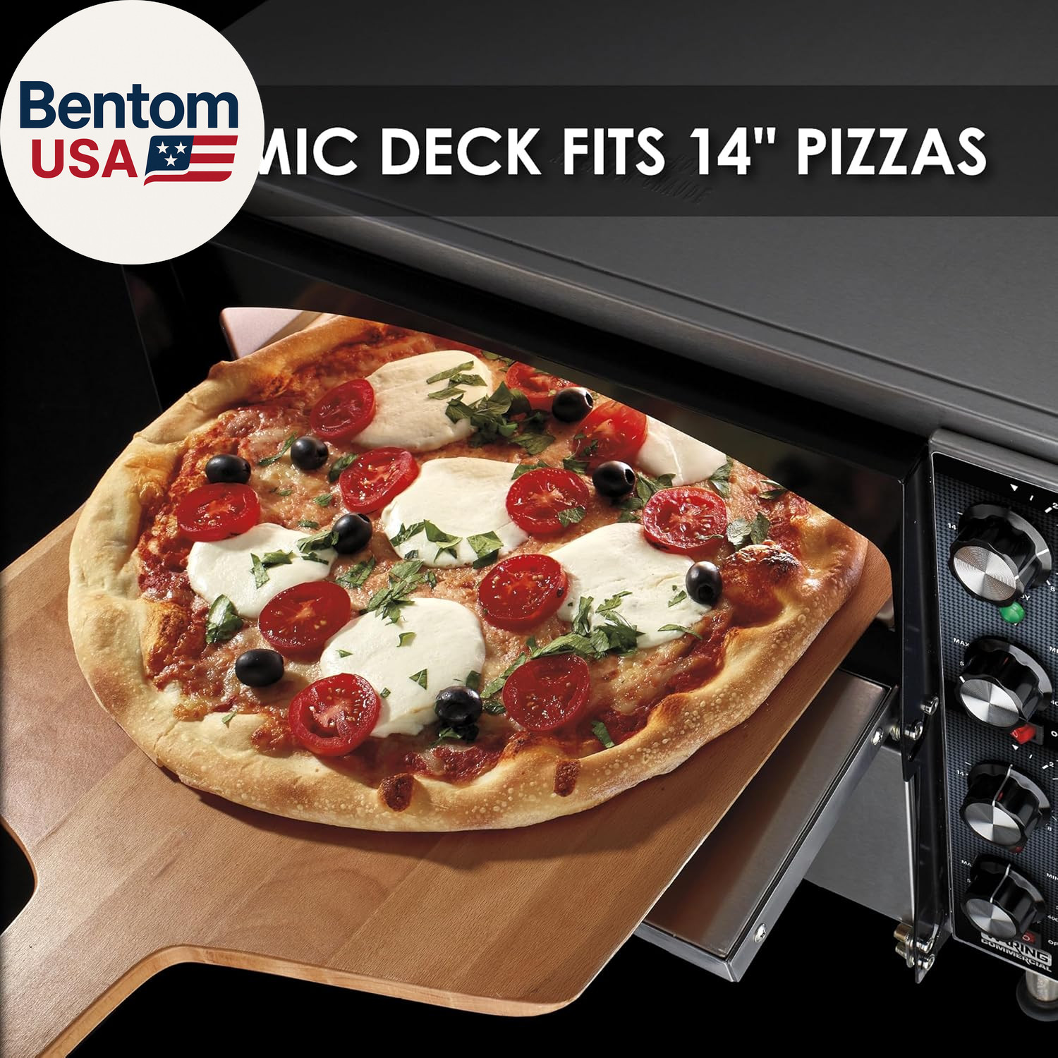 Commercial Medium-Duty Double-Deck Pizza Oven