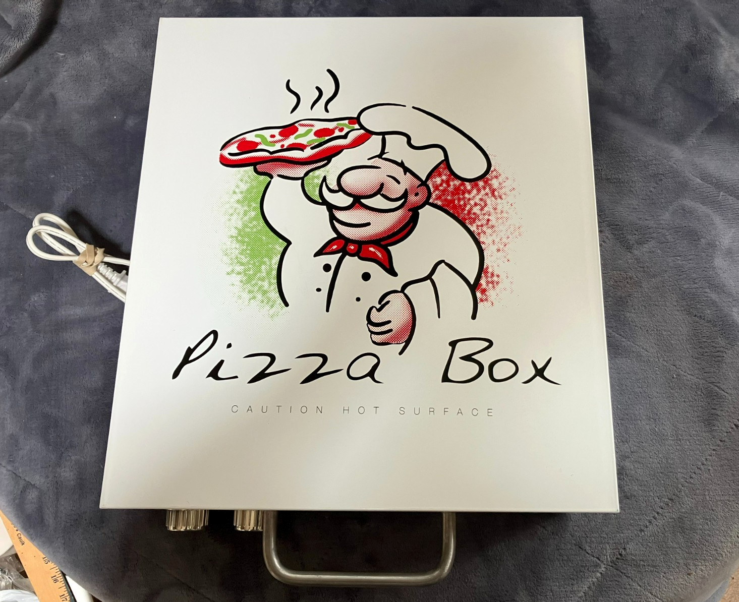 Cuizen Pizza Box Countertop Pizza Oven with 12″ PIZ-4012 + Manual & Recepies