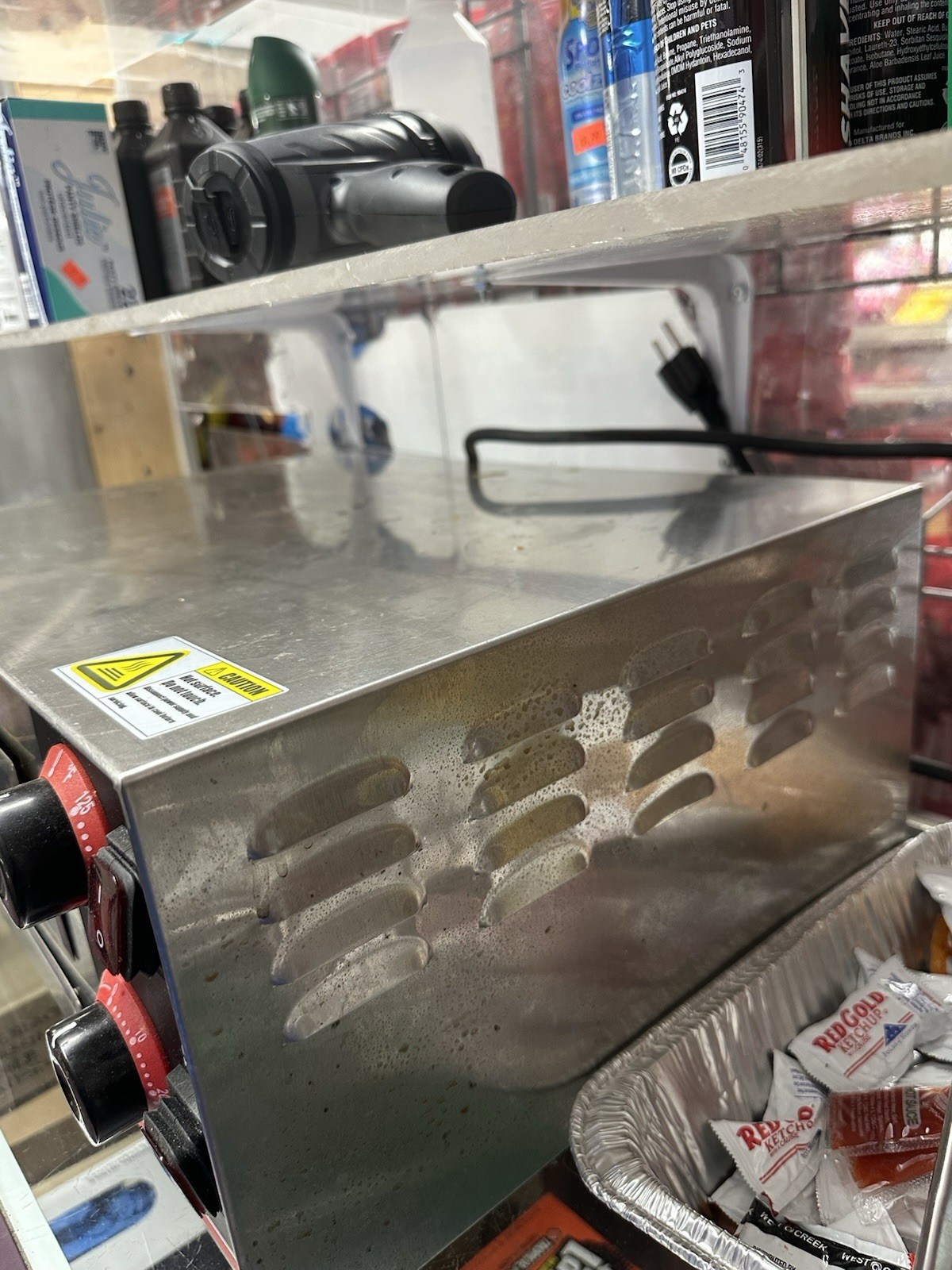 Winco Commercial Countertop Pizza Oven EPO-1 120V 1500W Dual Heater Stainless