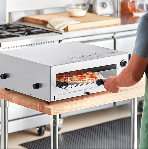 Commercial Stainless Steel Countertop Pizza Oven Toaster for 16″ Diameter Pizzas