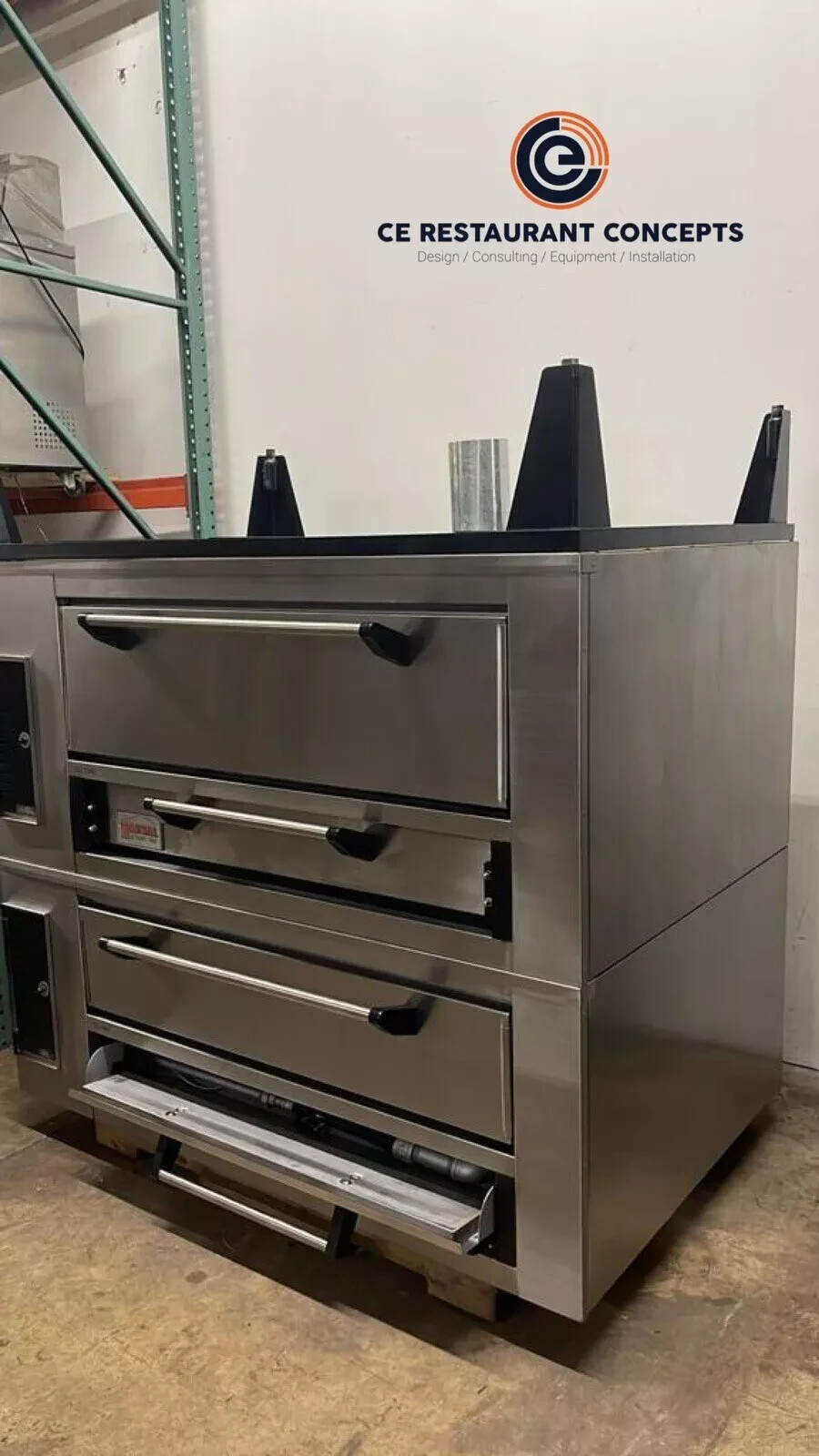 Marsal SD1048 Heavy Duty Double Deck Pizza – Gas/Propane –Refurbished